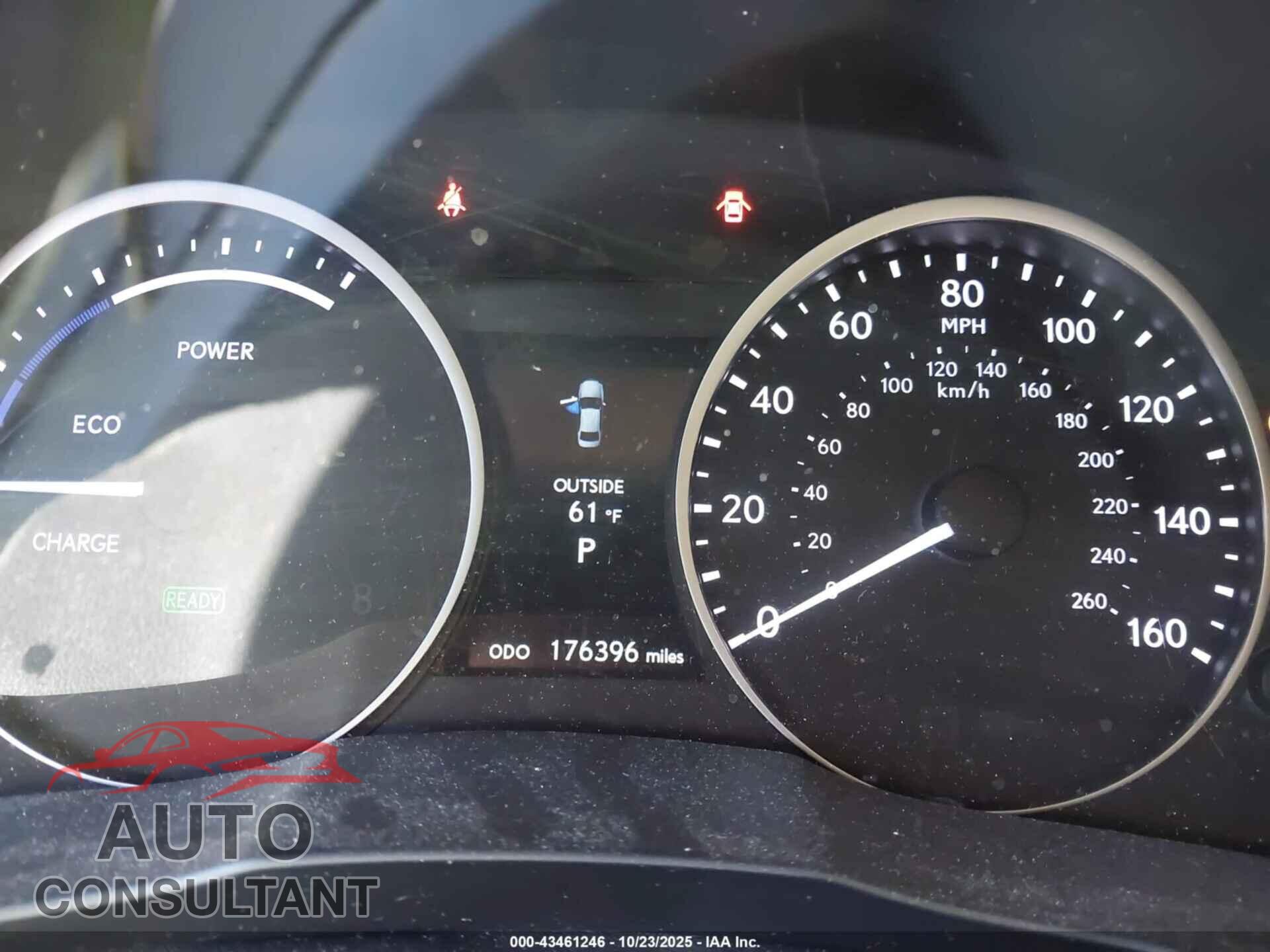 LEXUS ES 300H 2014 - JTHBW1GG2E2067600