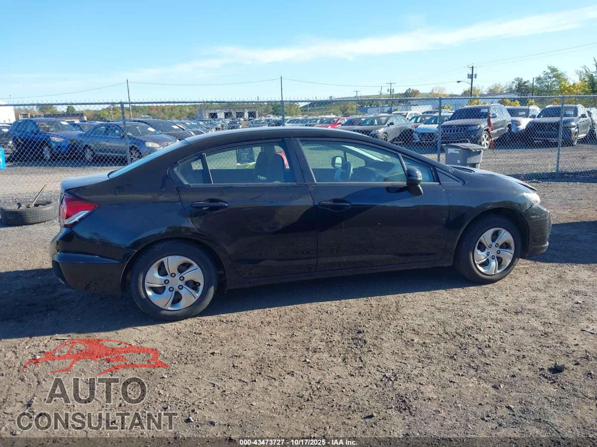 HONDA CIVIC 2013 - 2HGFB2F55DH584353