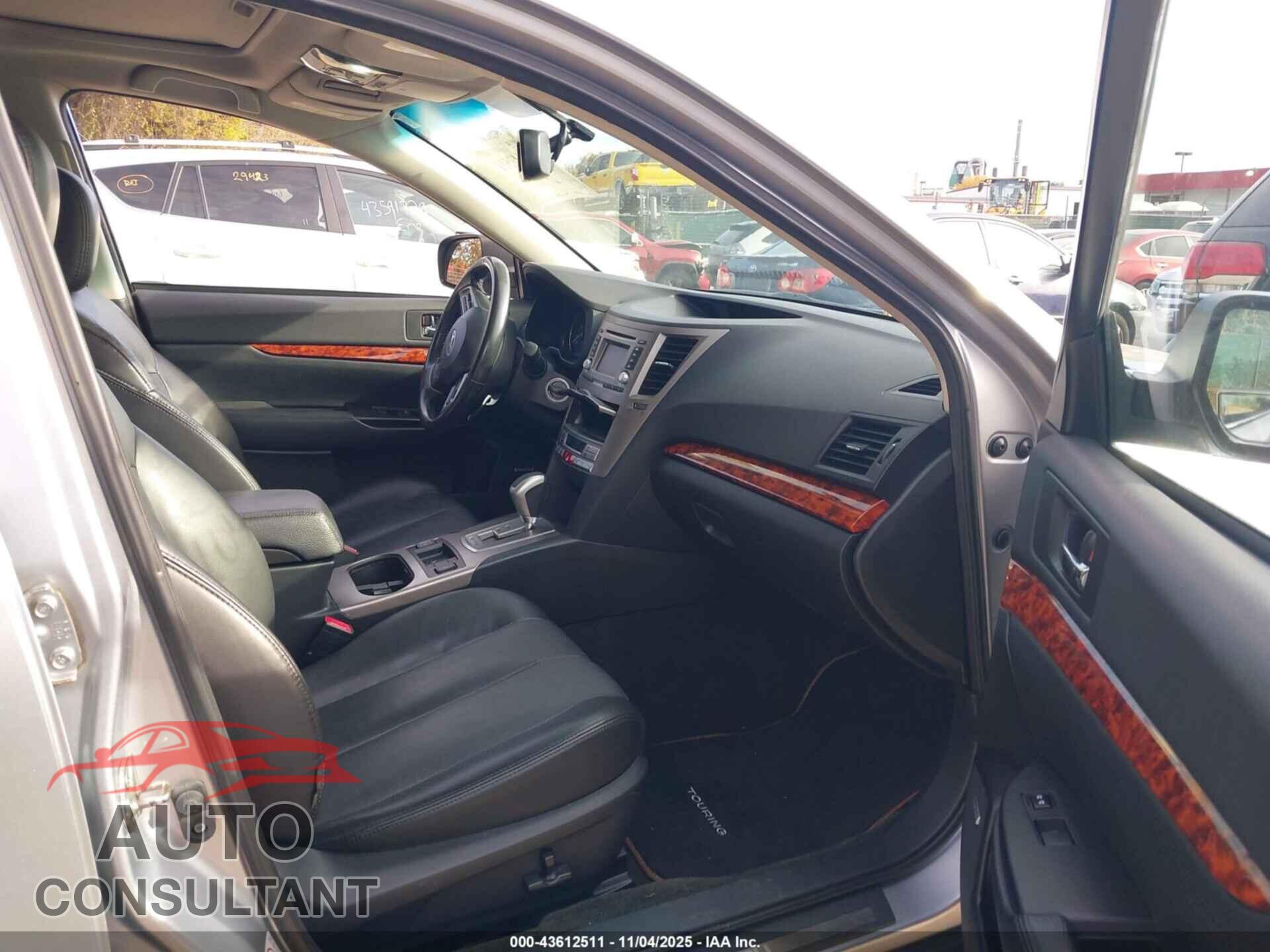 SUBARU OUTBACK 2012 - 4S4BRBKC2C3302650