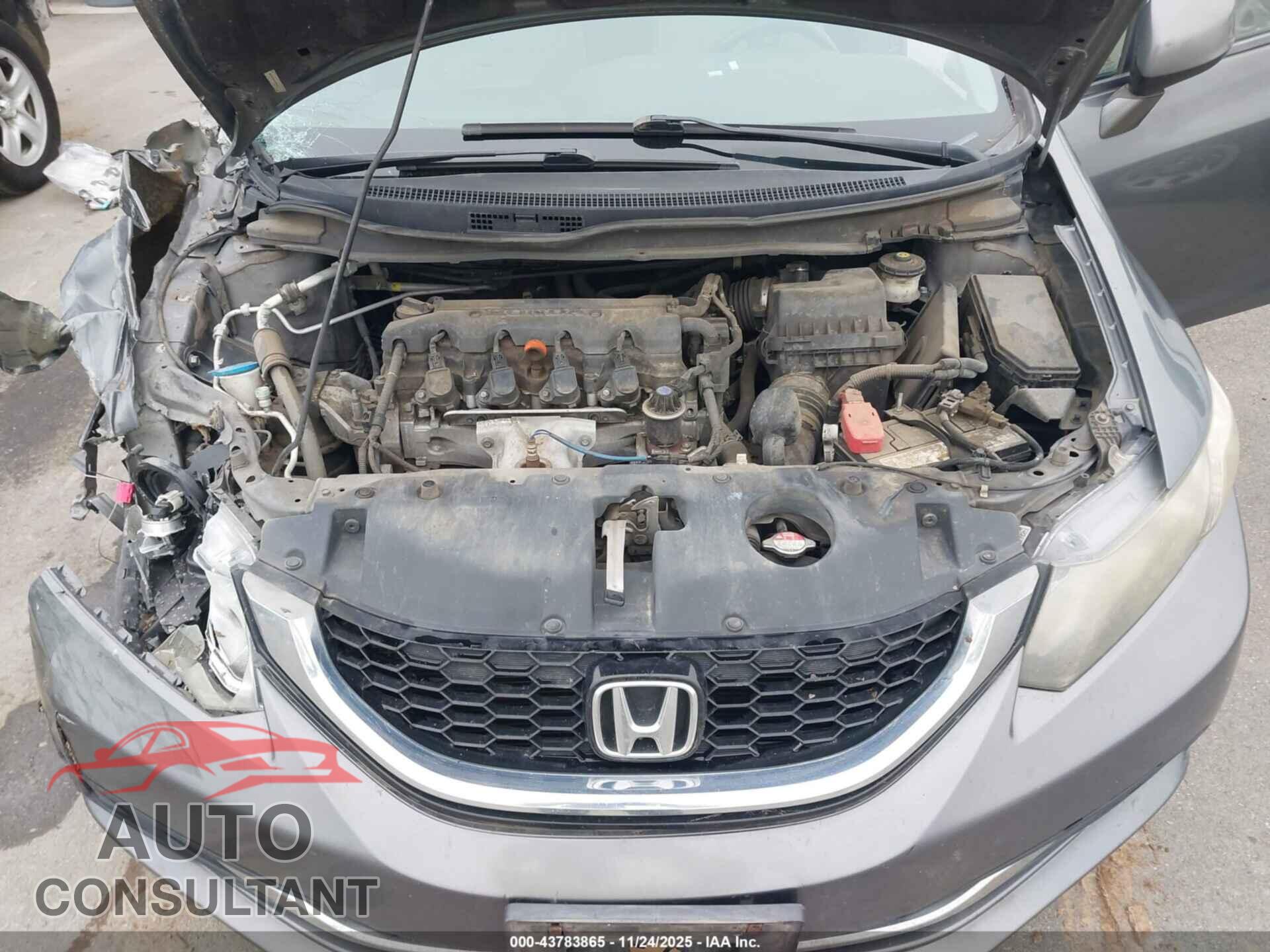 HONDA CIVIC 2013 - 19XFB2F86DE229129