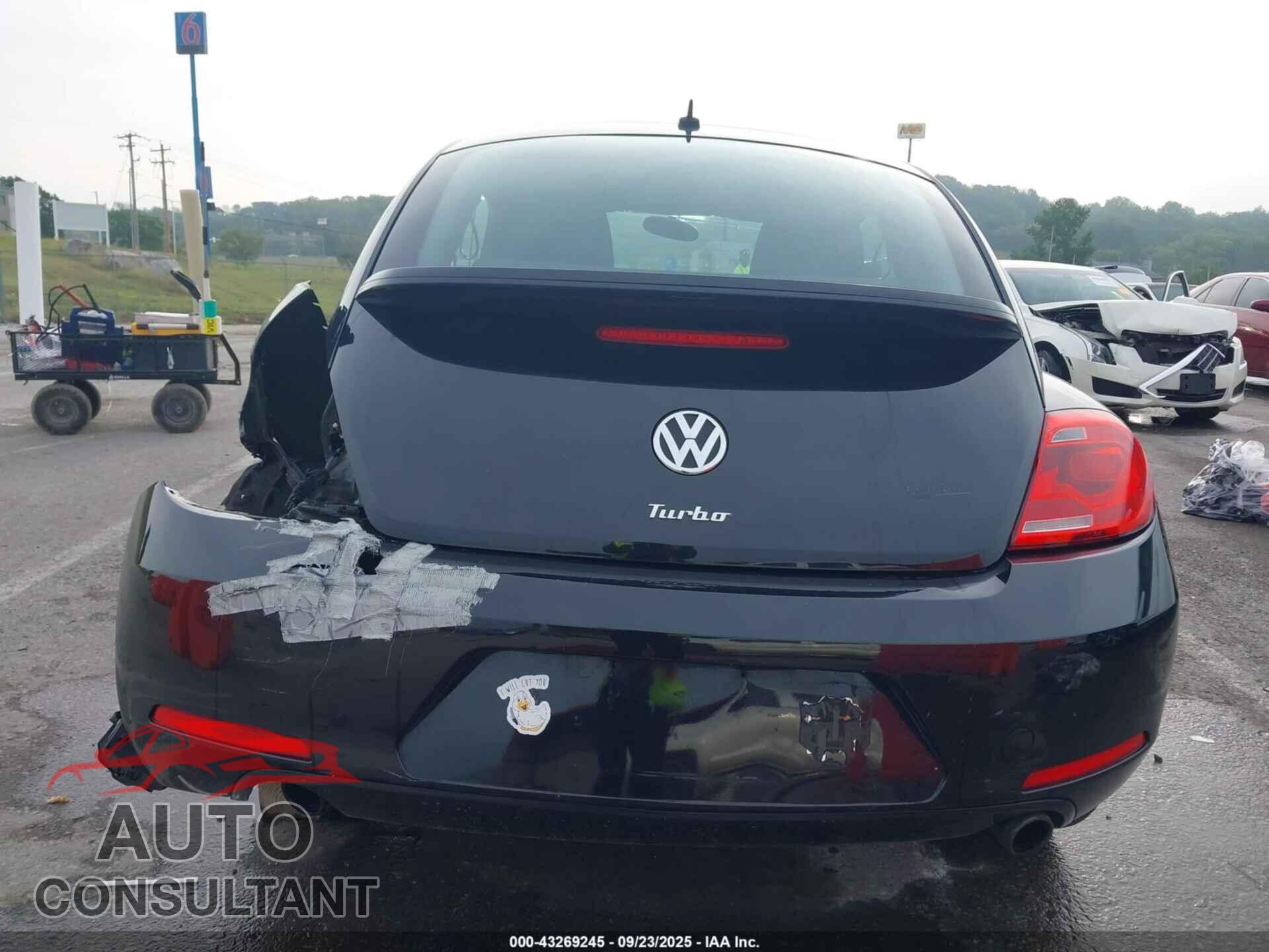 VOLKSWAGEN BEETLE 2012 - 3VW4A7AT1CM645092