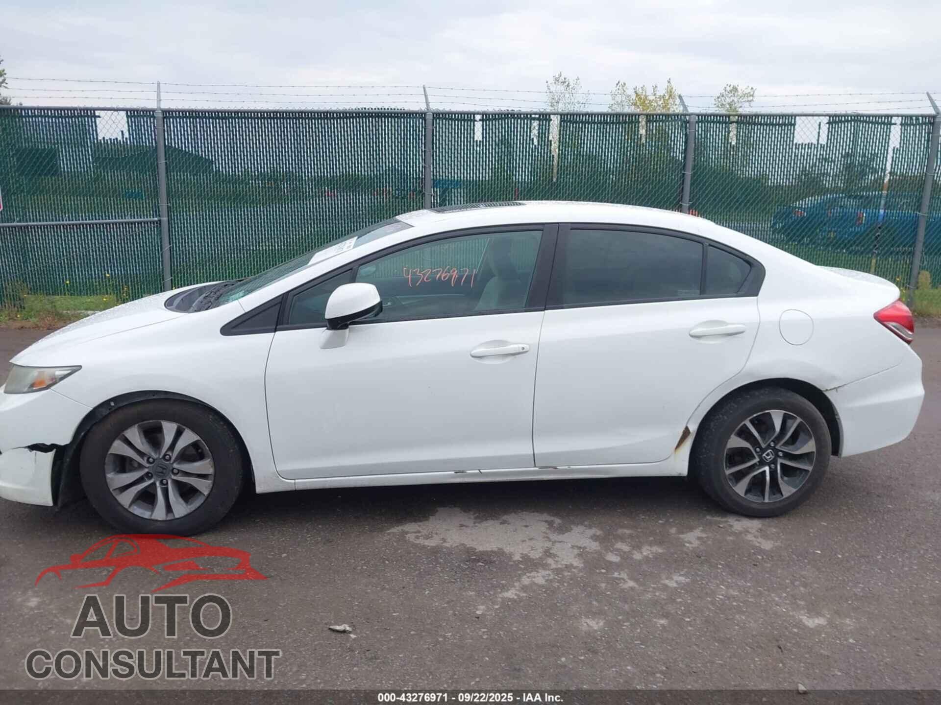HONDA CIVIC 2013 - 19XFB2F81DE274690