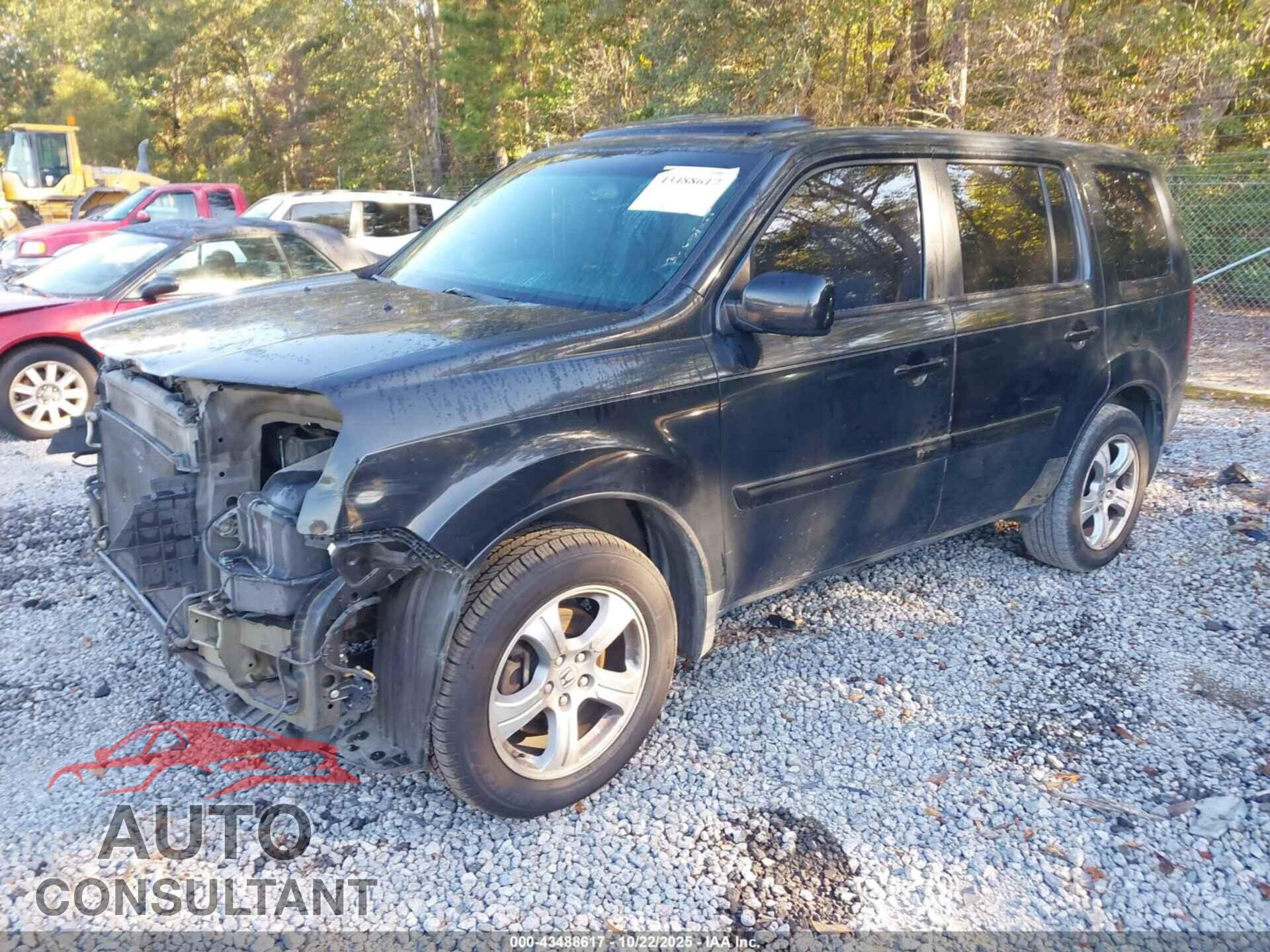HONDA PILOT 2012 - 5FNYF3H67CB015368