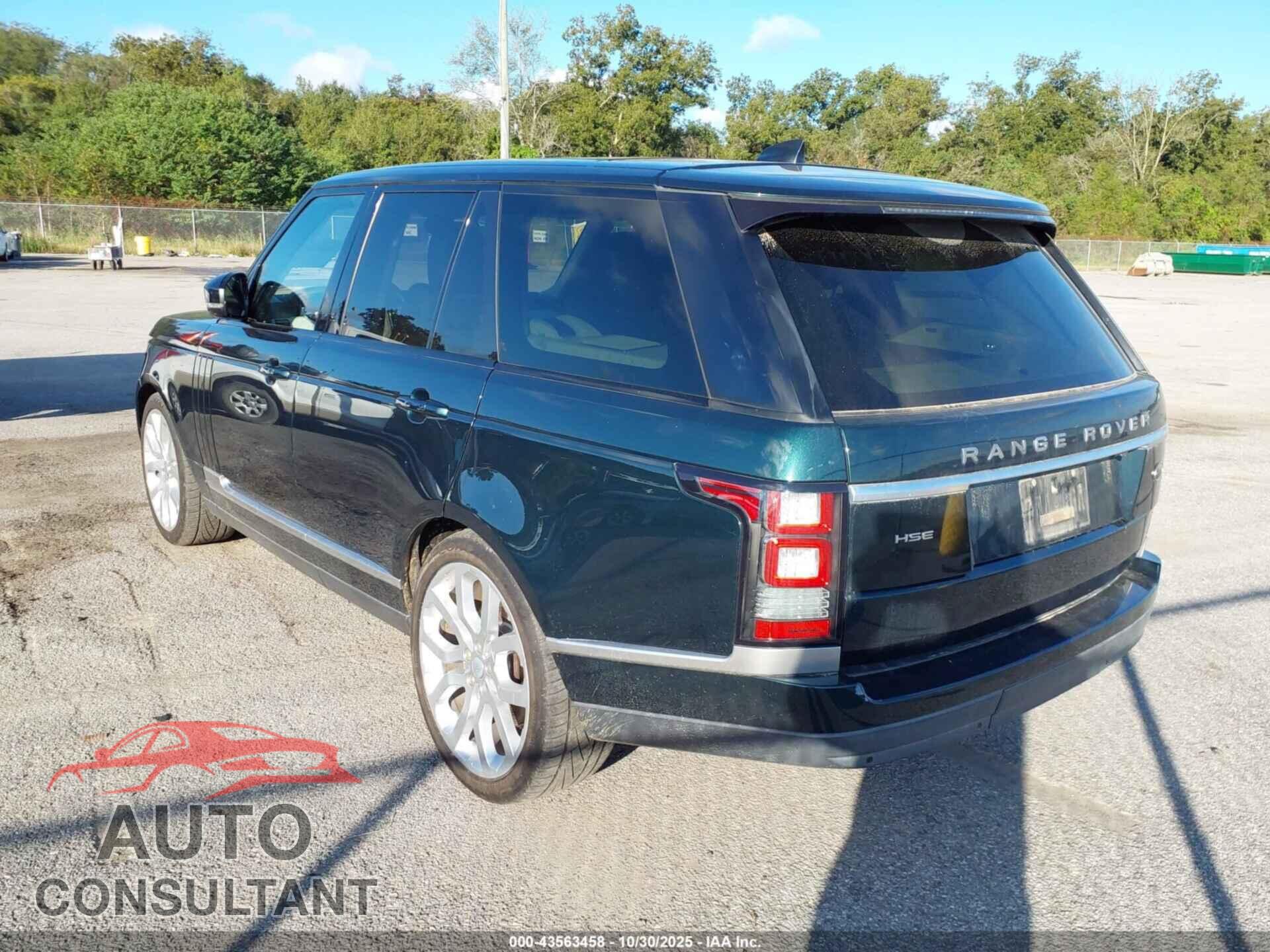 LAND ROVER RANGE ROVER 2017 - SALGS2FV6HA328271