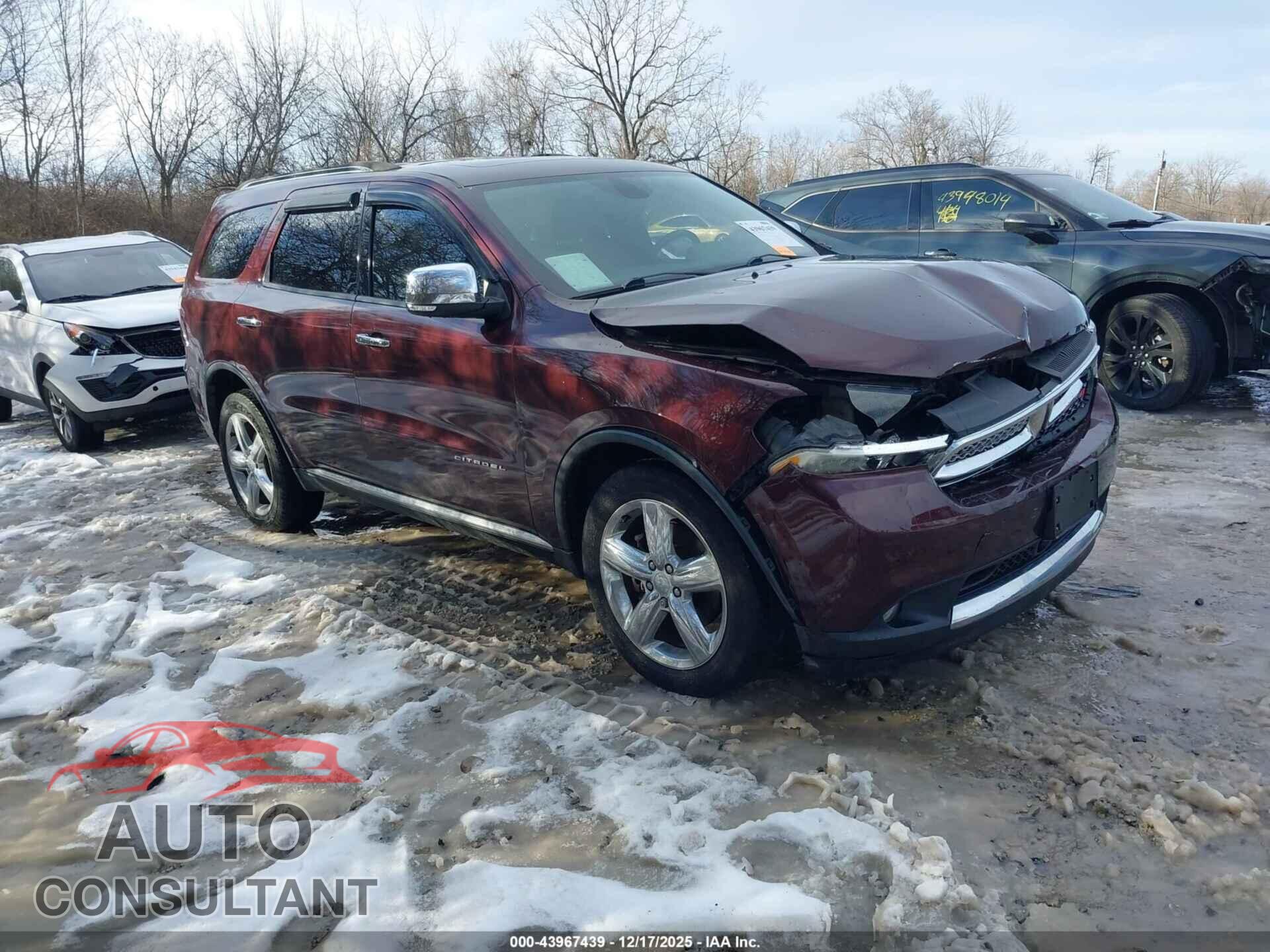 DODGE DURANGO 2012 - 1C4RDJEG5CC336544