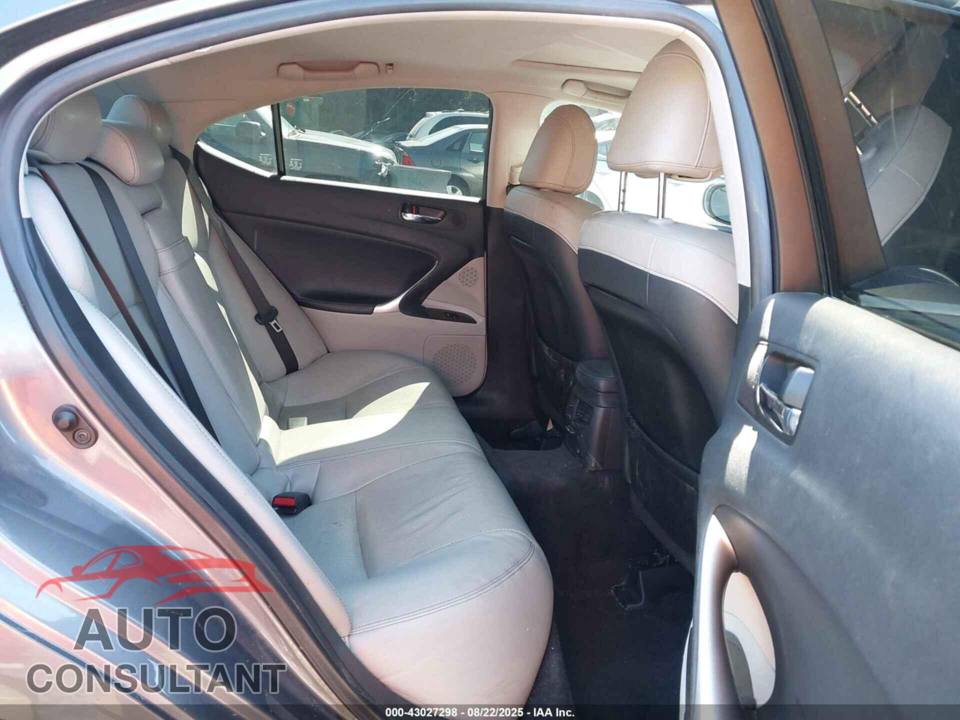 LEXUS IS 250 2012 - JTHCF5C27C5056495
