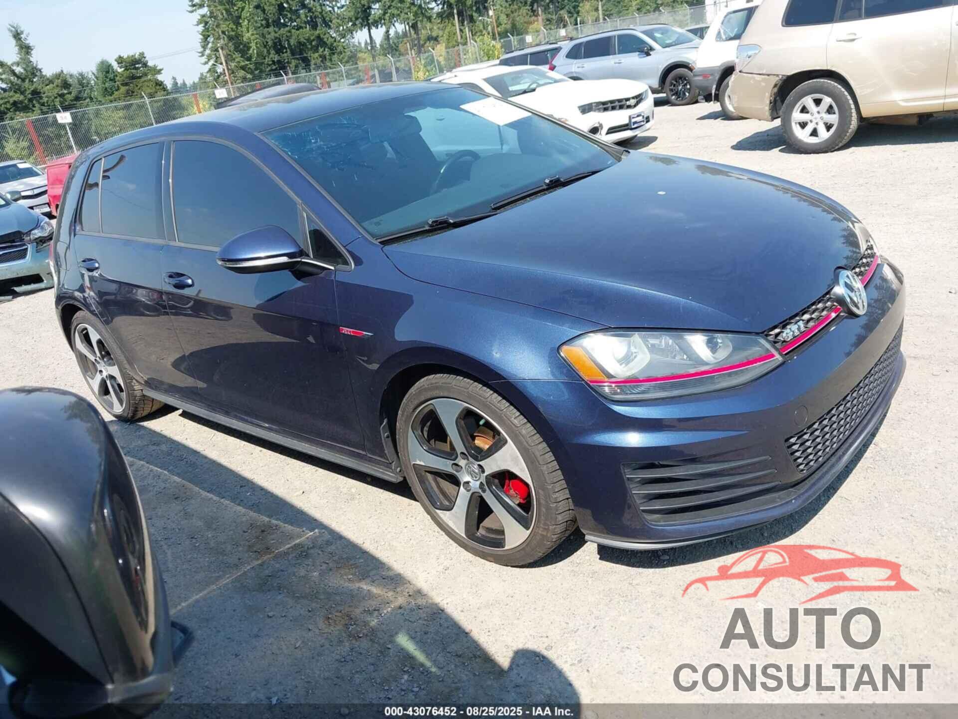 VOLKSWAGEN GOLF GTI 2016 - 3VW5T7AUXGM011194
