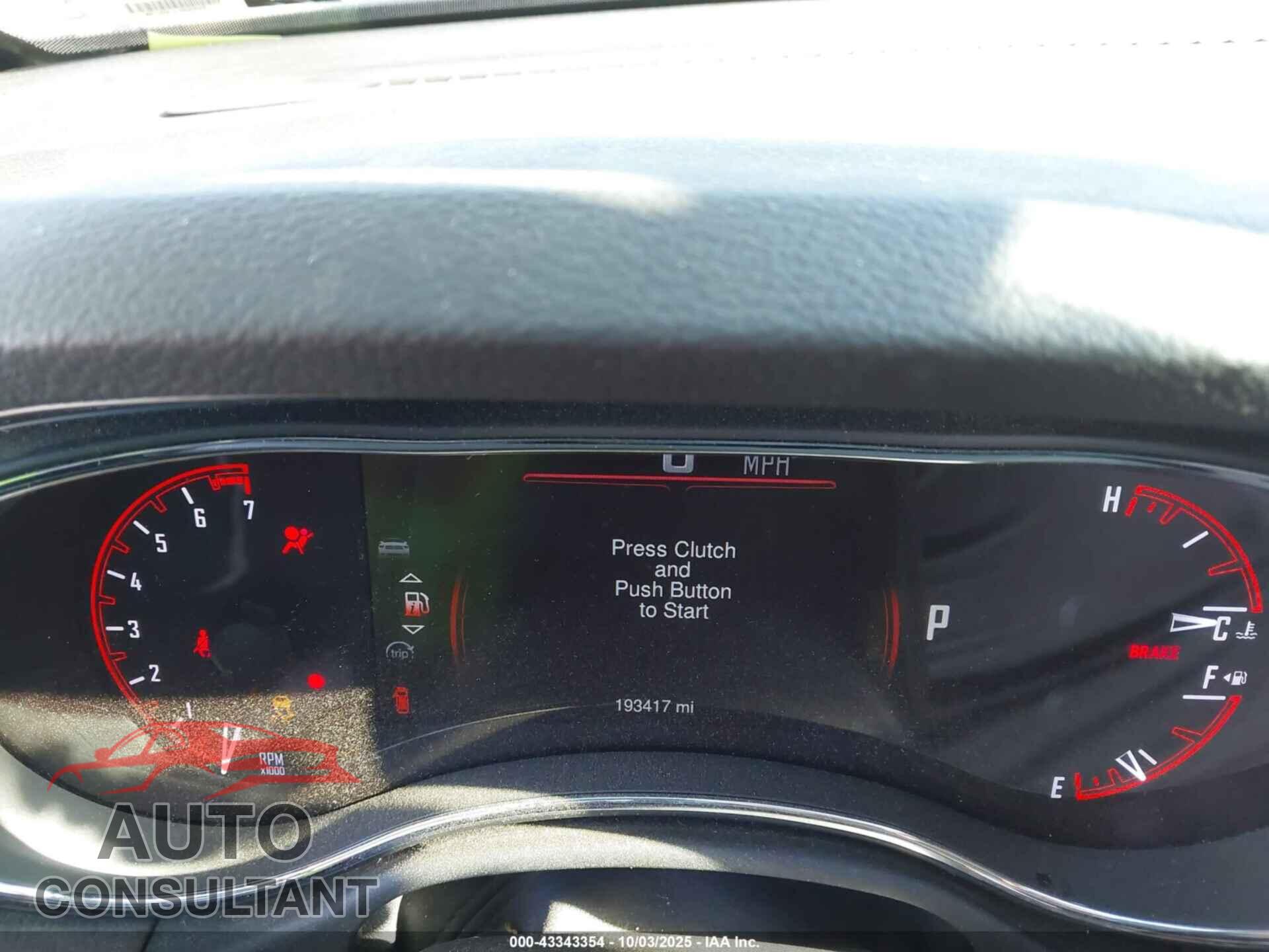 DODGE DURANGO 2015 - 1C4RDJDG7FC858114