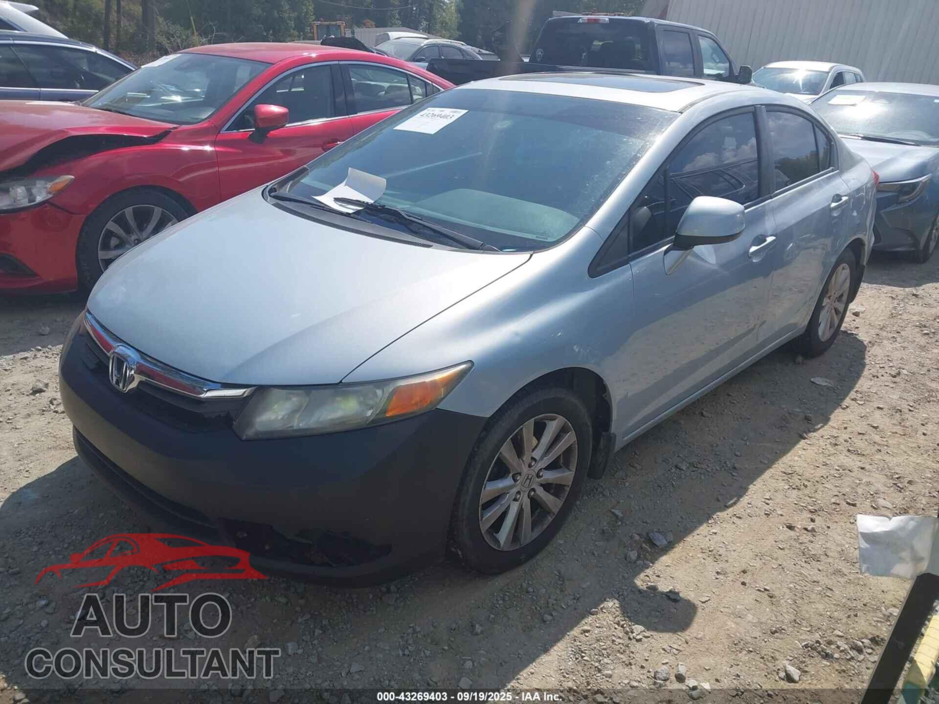 HONDA CIVIC 2012 - 19XFB2F80CE063222
