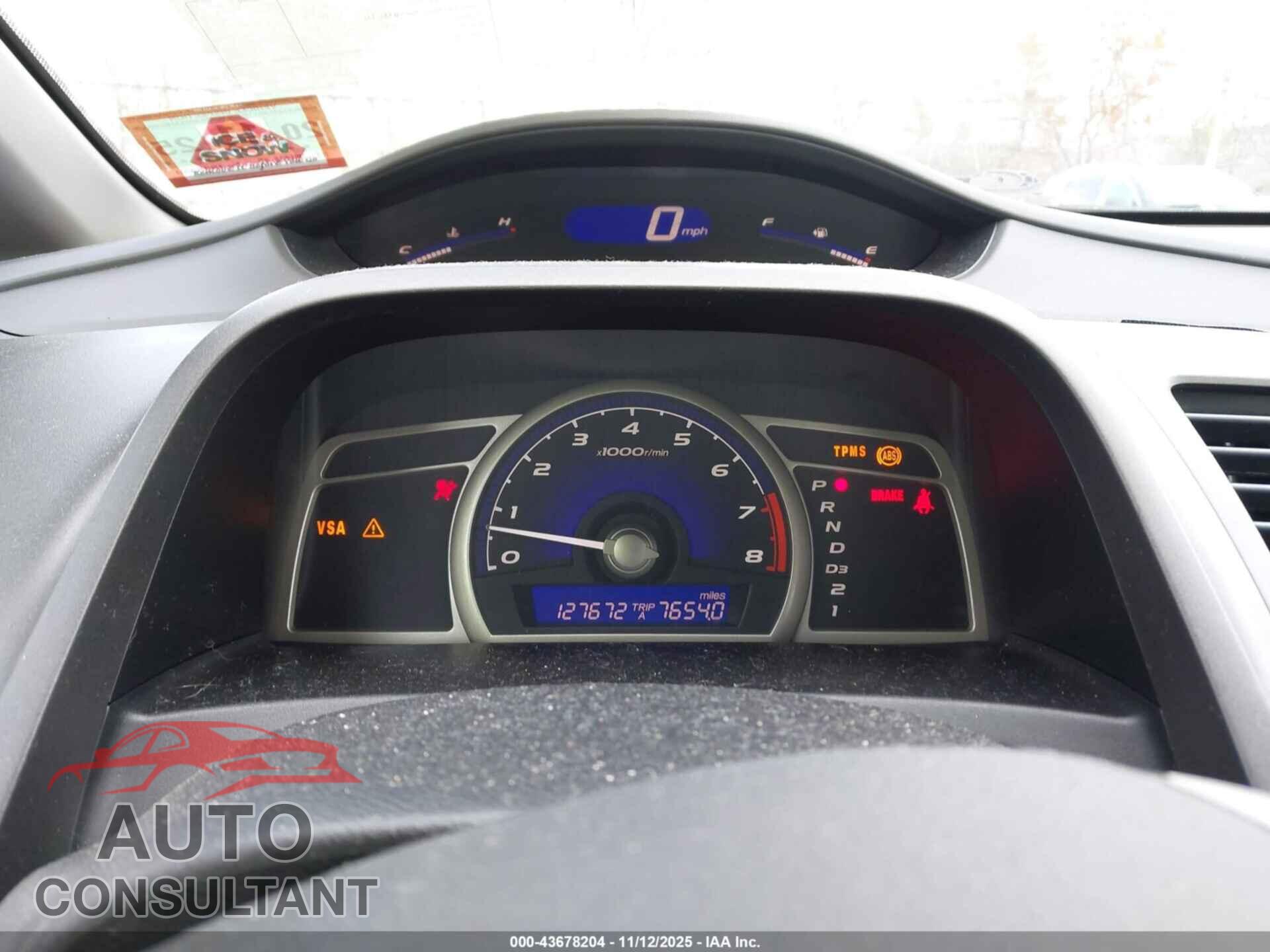 HONDA CIVIC 2010 - 2HGFA1F96AH558470