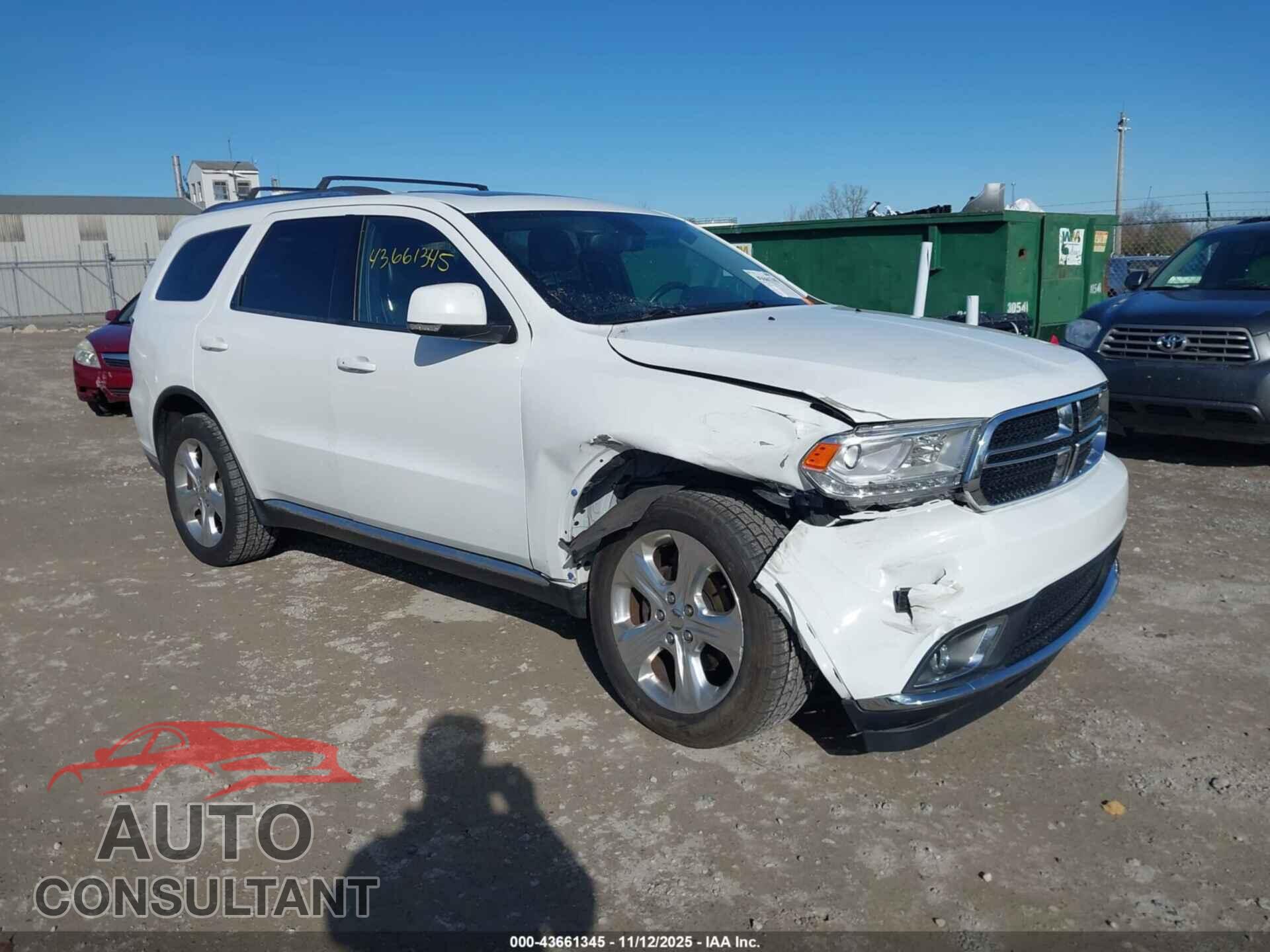 DODGE DURANGO 2014 - 1C4RDJDG1EC976223