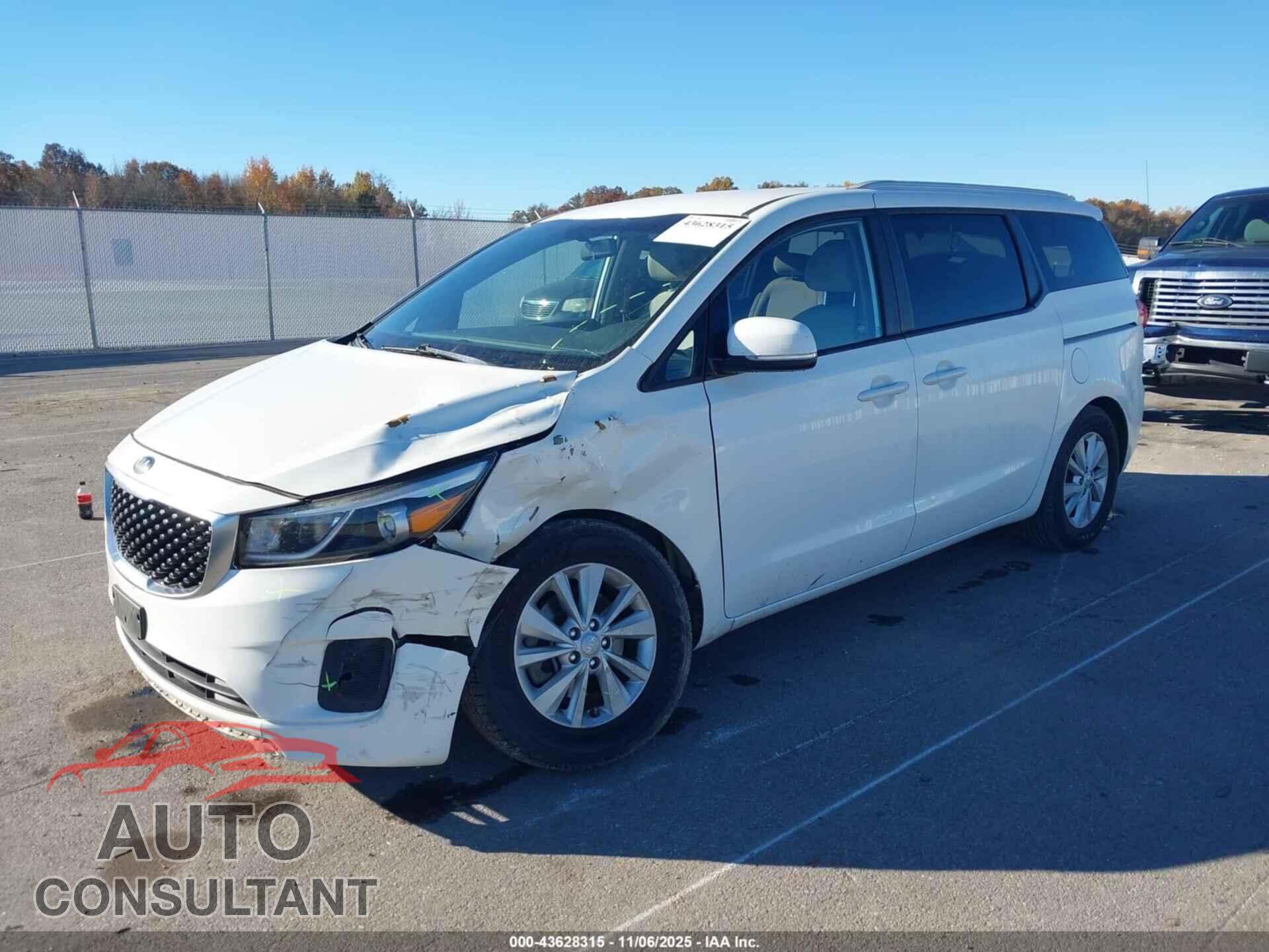KIA SEDONA 2016 - KNDMB5C18G6188321