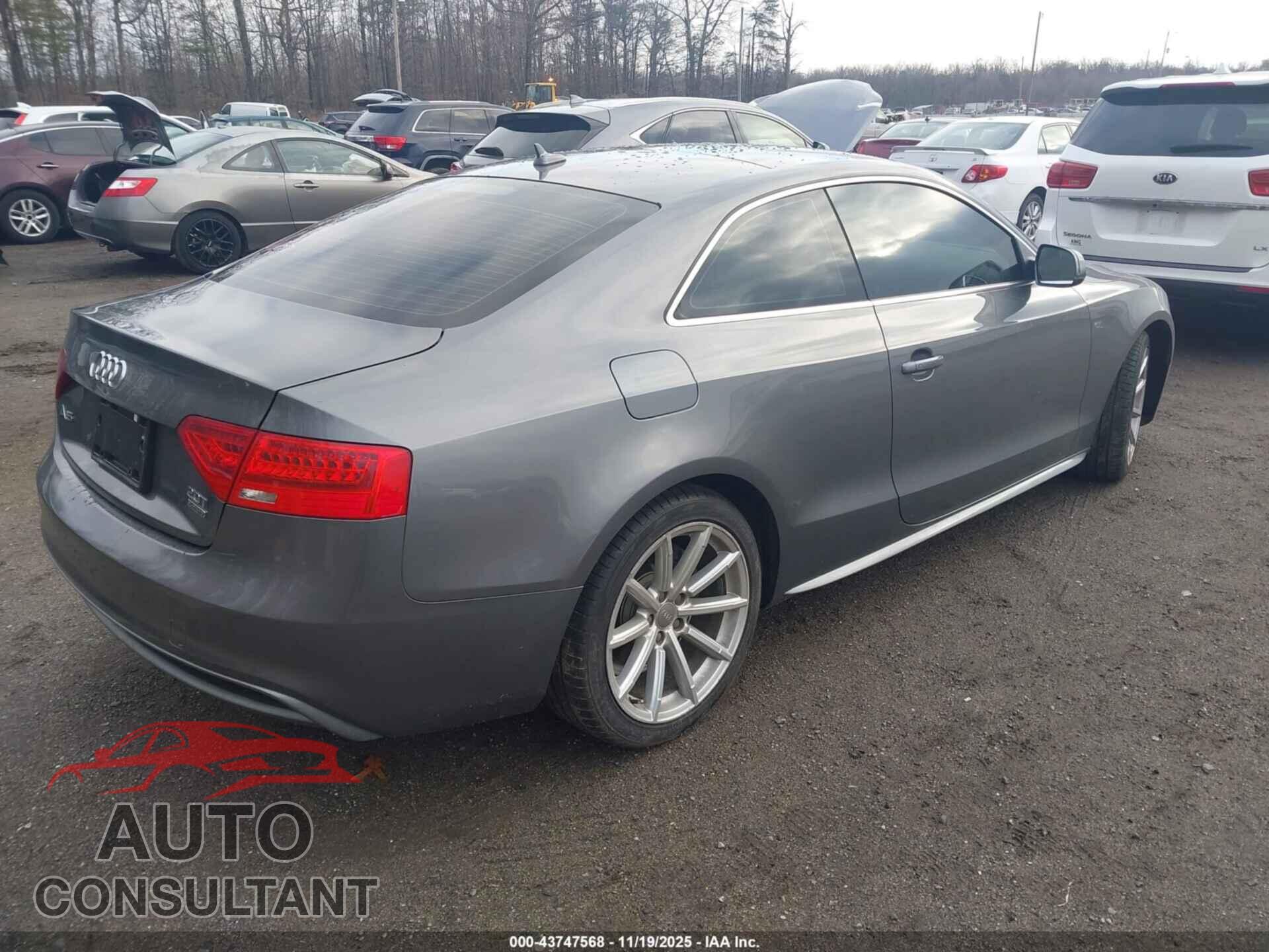 AUDI A5 2015 - WAUMFAFR3FA037247