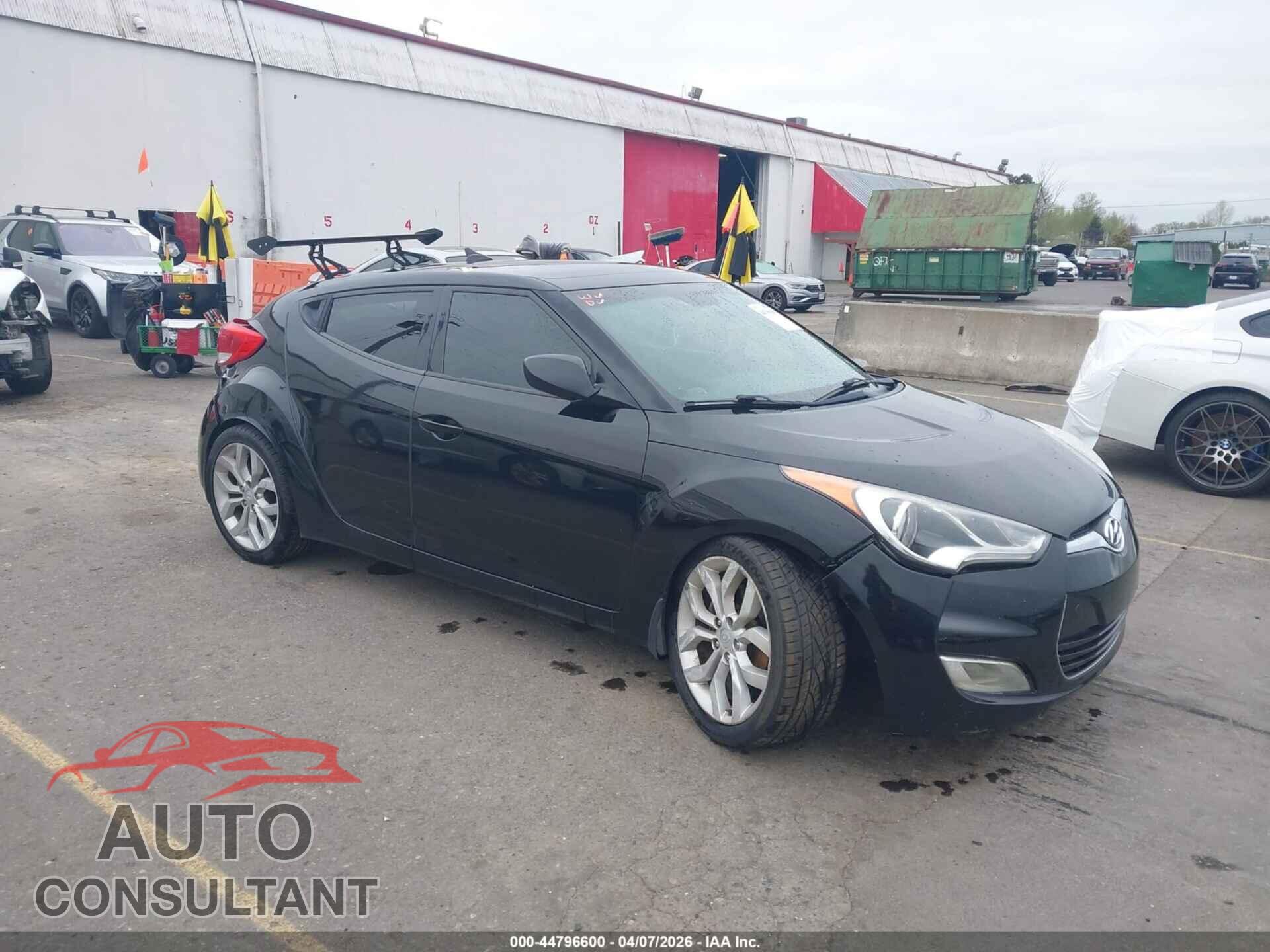 HYUNDAI VELOSTER 2012 - KMHTC6AD0CU074648