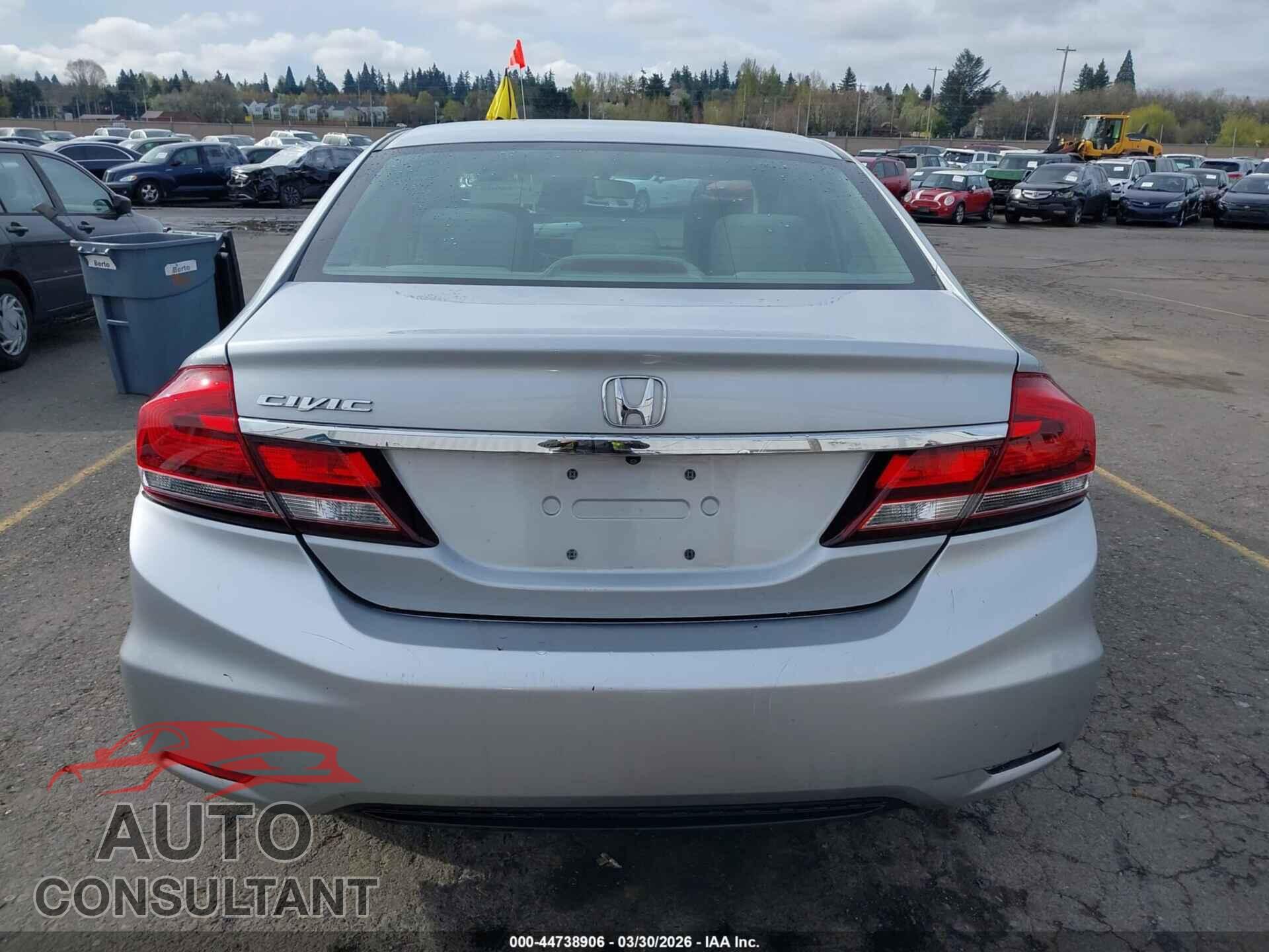 HONDA CIVIC 2013 - 2HGFB2F8XDH534722