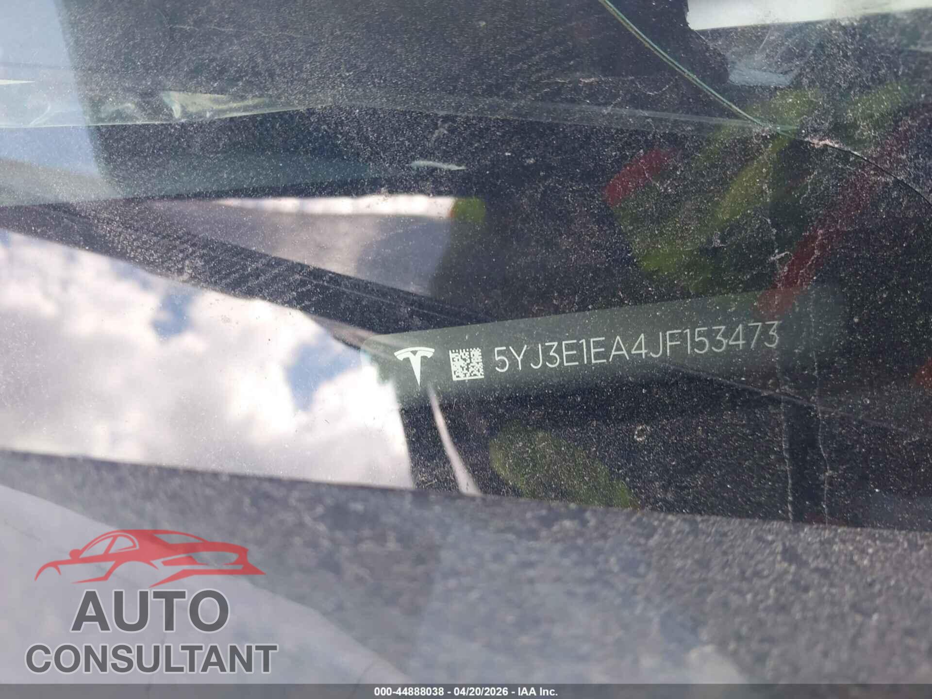 TESLA MODEL 3 2018 - 5YJ3E1EA4JF153473