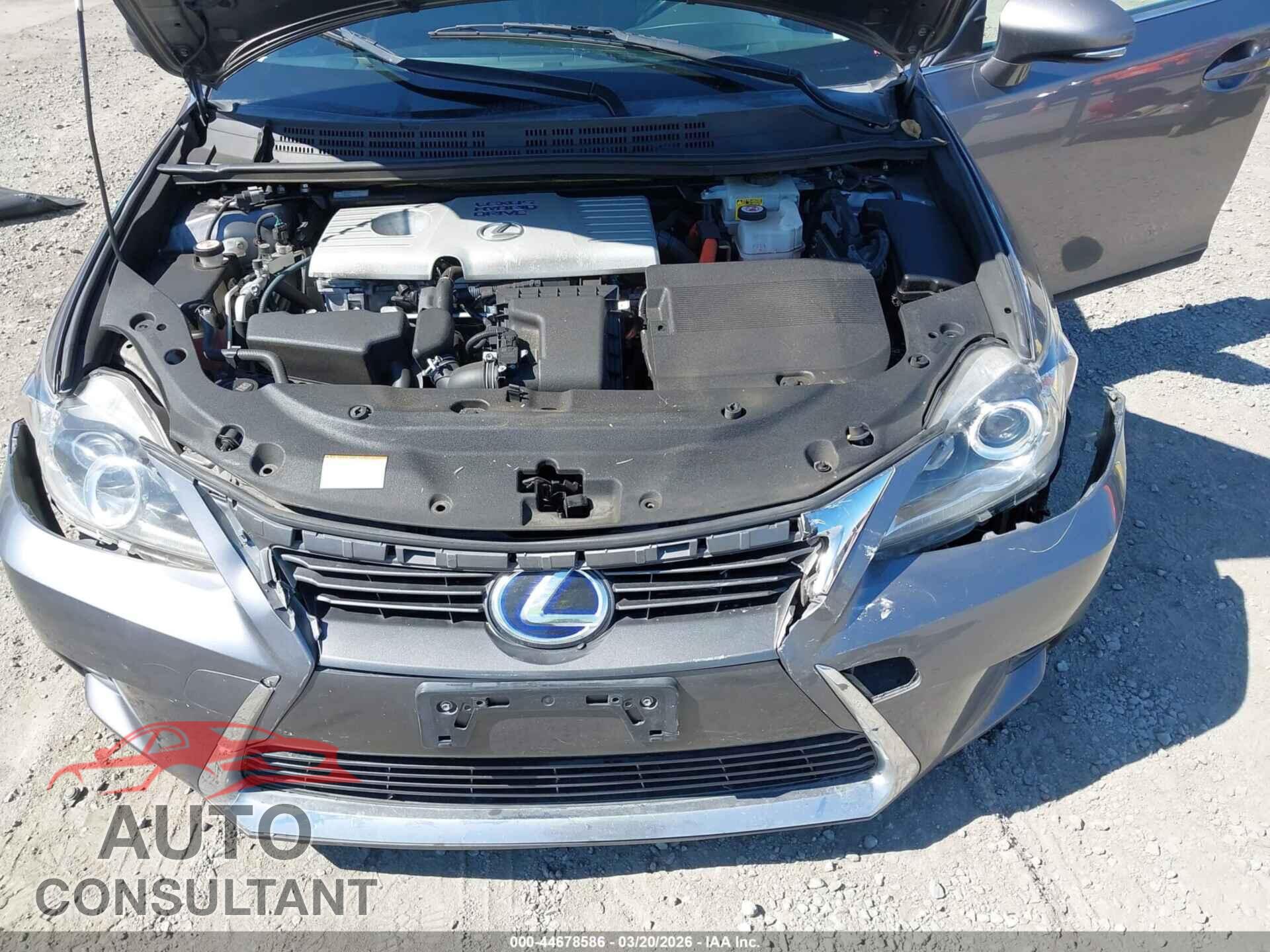 LEXUS CT 2017 - JTHKD5BH8H2288944