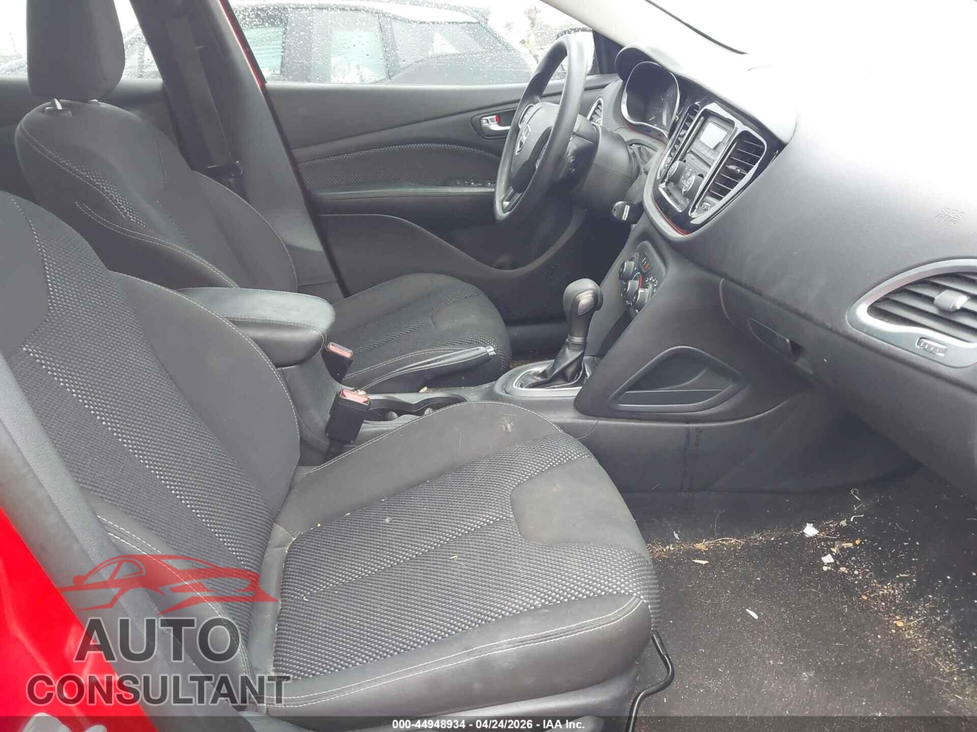 DODGE DART 2016 - 1C3CDFBB4GD764167