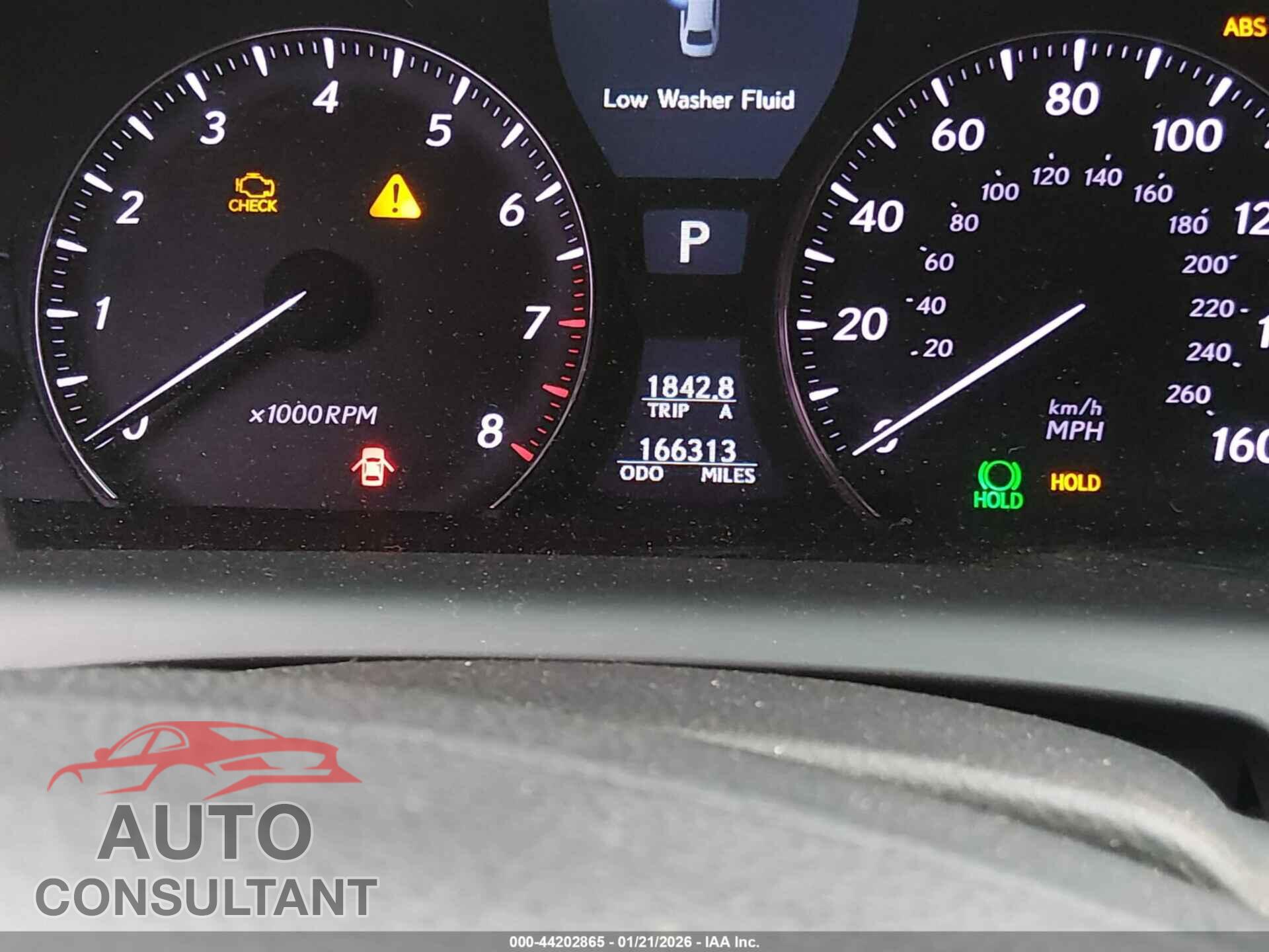 LEXUS LS 460 2011 - JTHBL5EF9B5107840