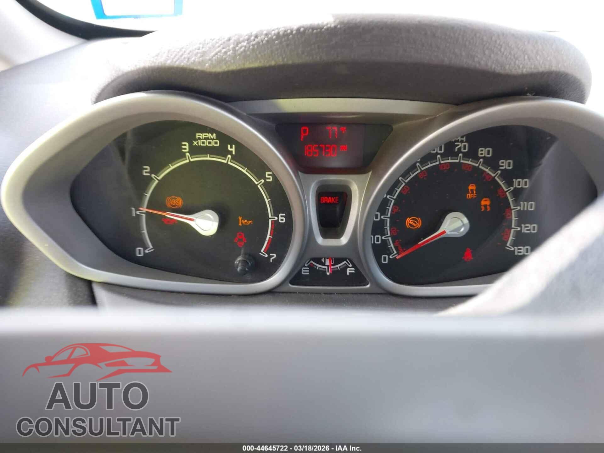 FORD FIESTA 2012 - 3FADP4EJ5CM199057