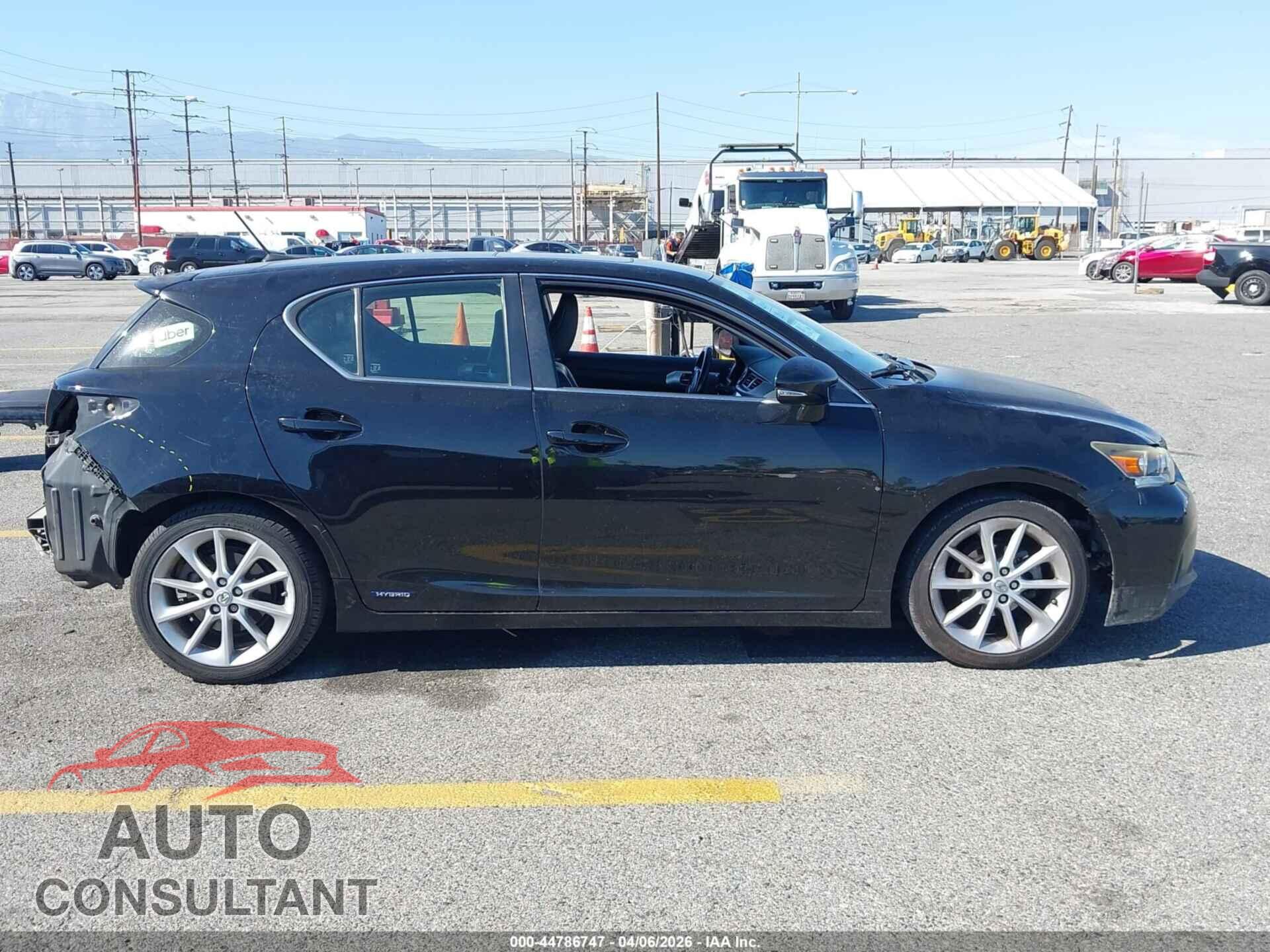 LEXUS CT 200H 2013 - JTHKD5BH5D2172496