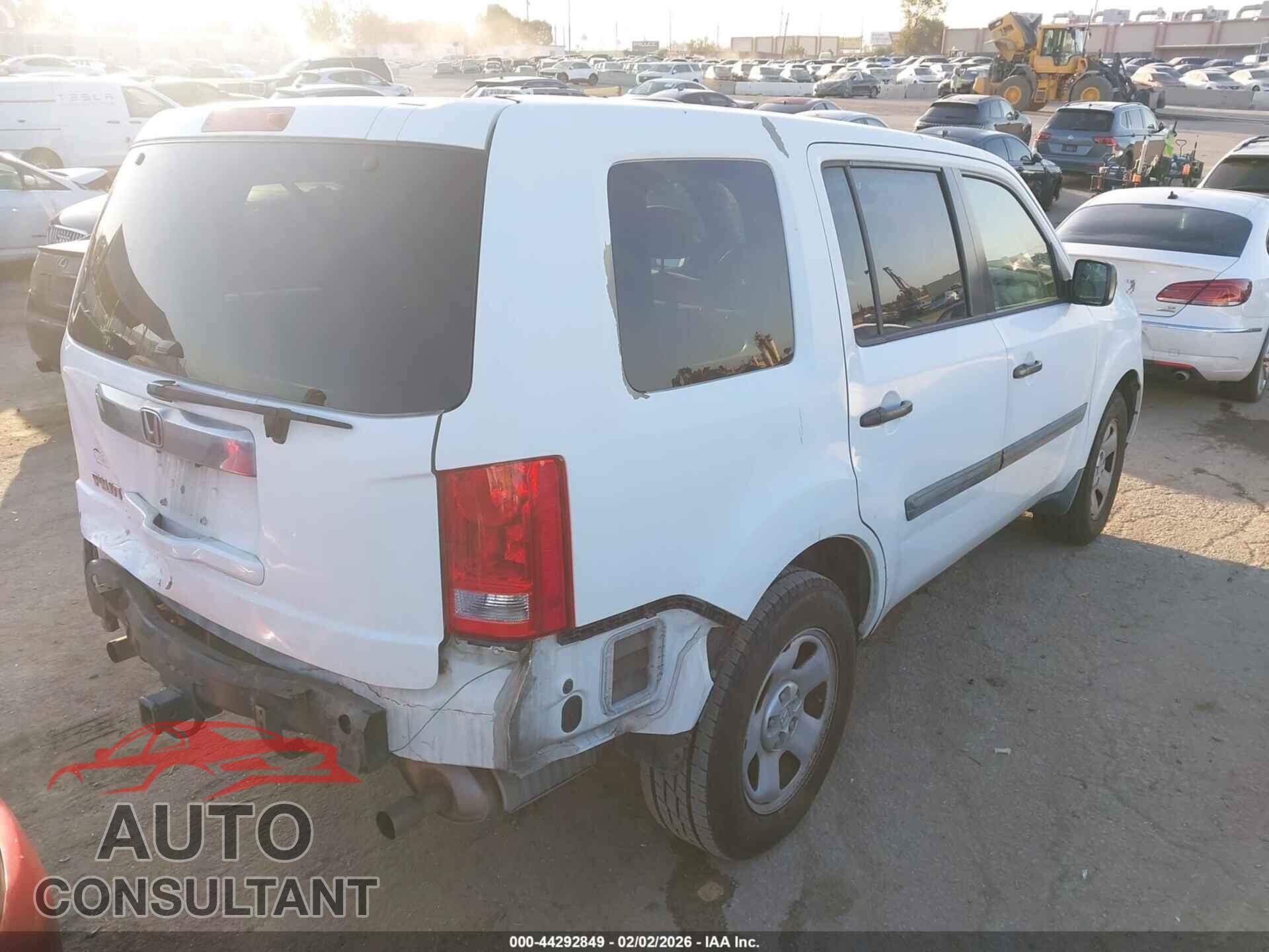 HONDA PILOT 2014 - 5FNYF3H22EB016525