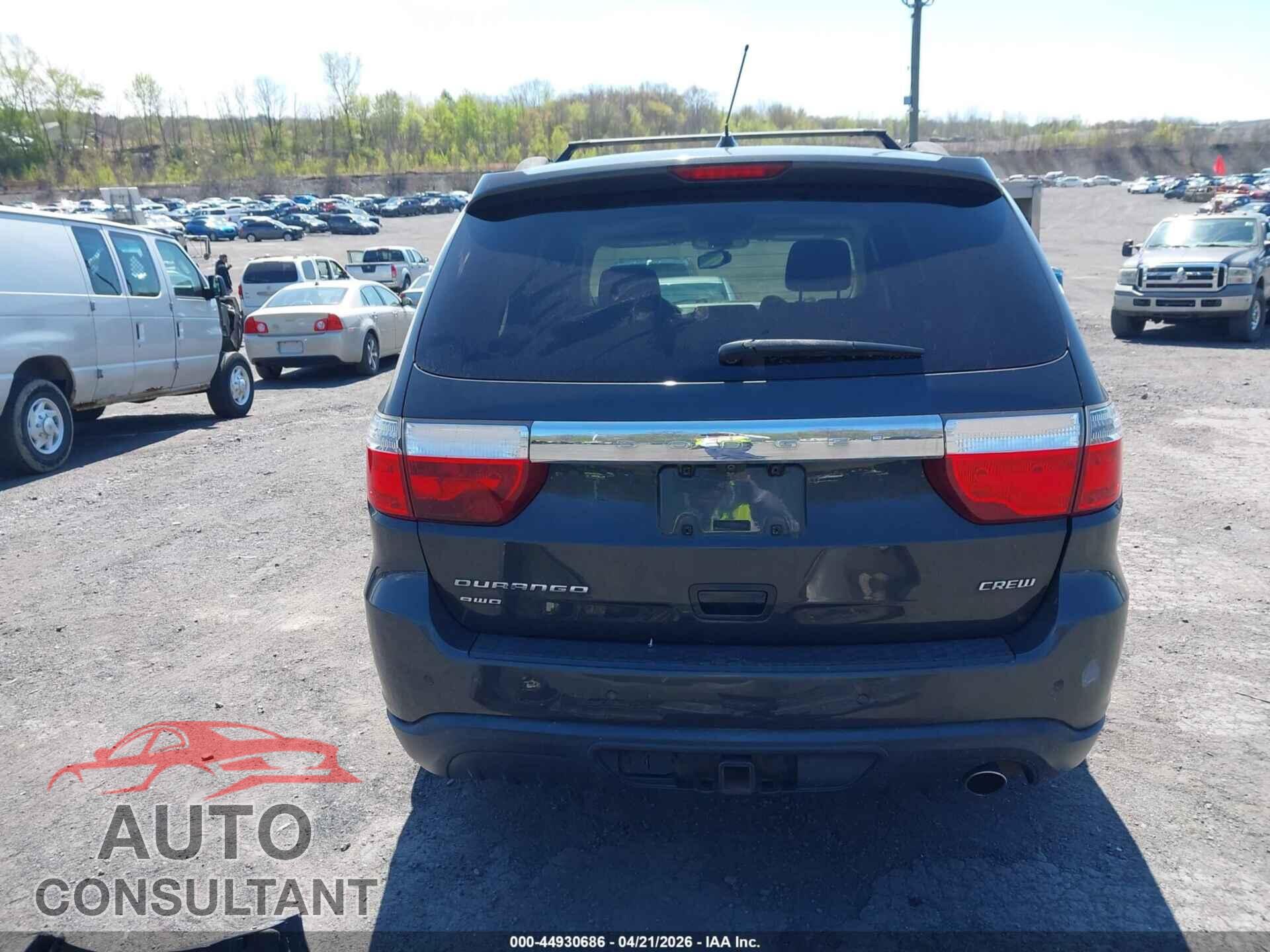 DODGE DURANGO 2011 - 1D4RE4GG4BC628263