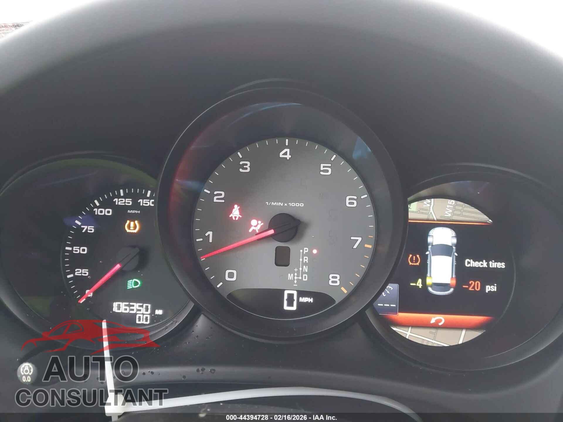 PORSCHE MACAN 2015 - WP1AB2A57FLB71693