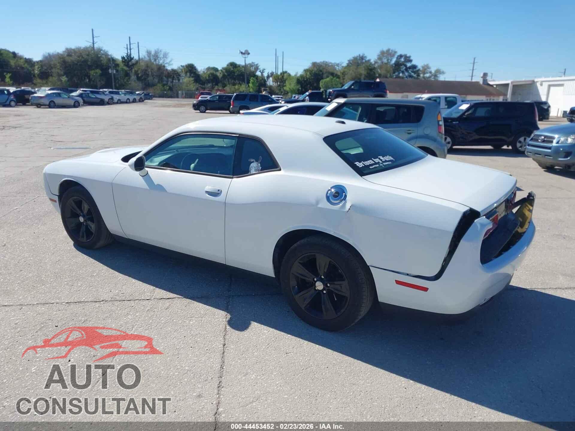 DODGE CHALLENGER 2016 - 2C3CDZAG6GH336988