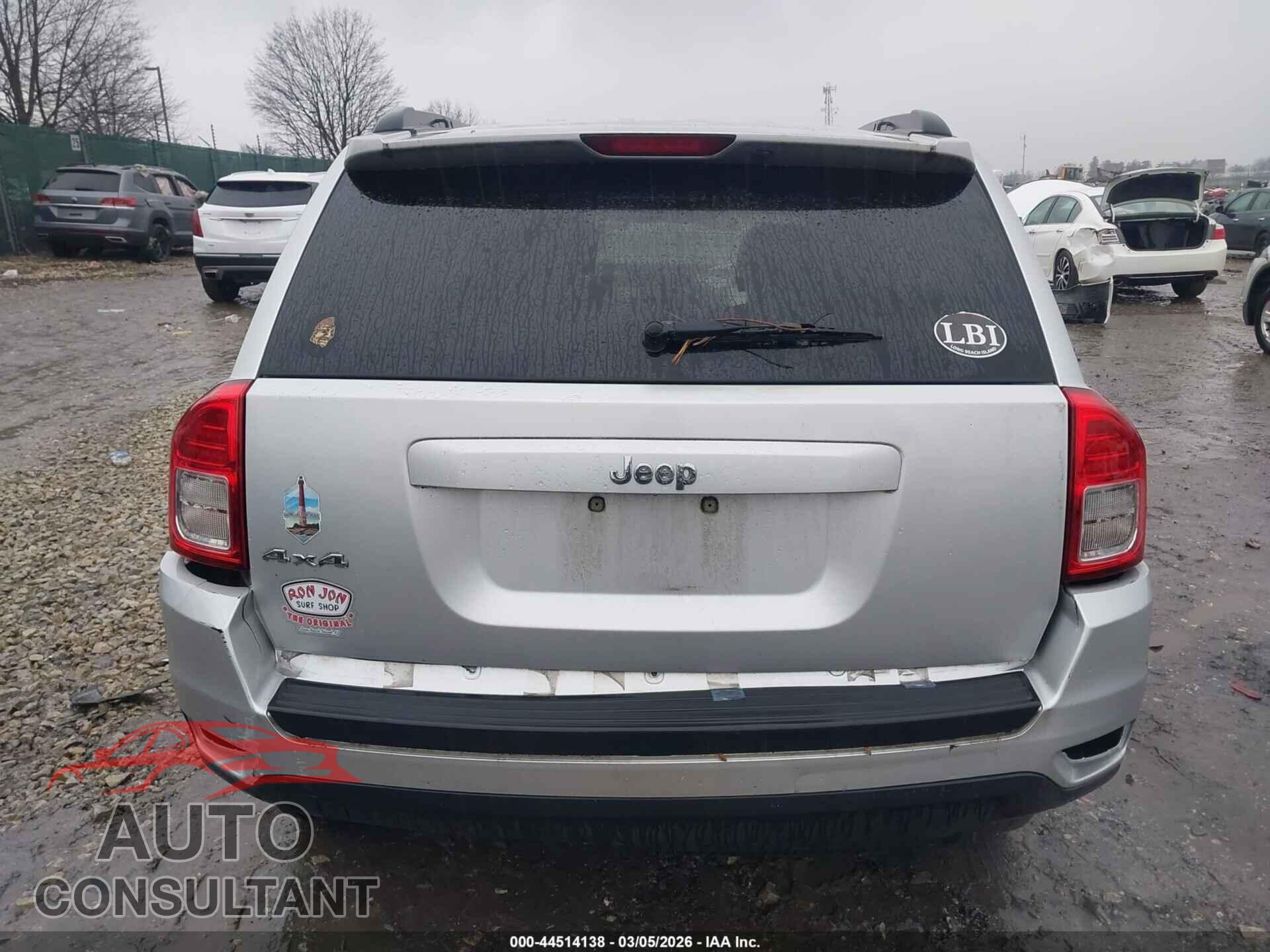 JEEP COMPASS 2011 - 1J4NF1FB4BD248180