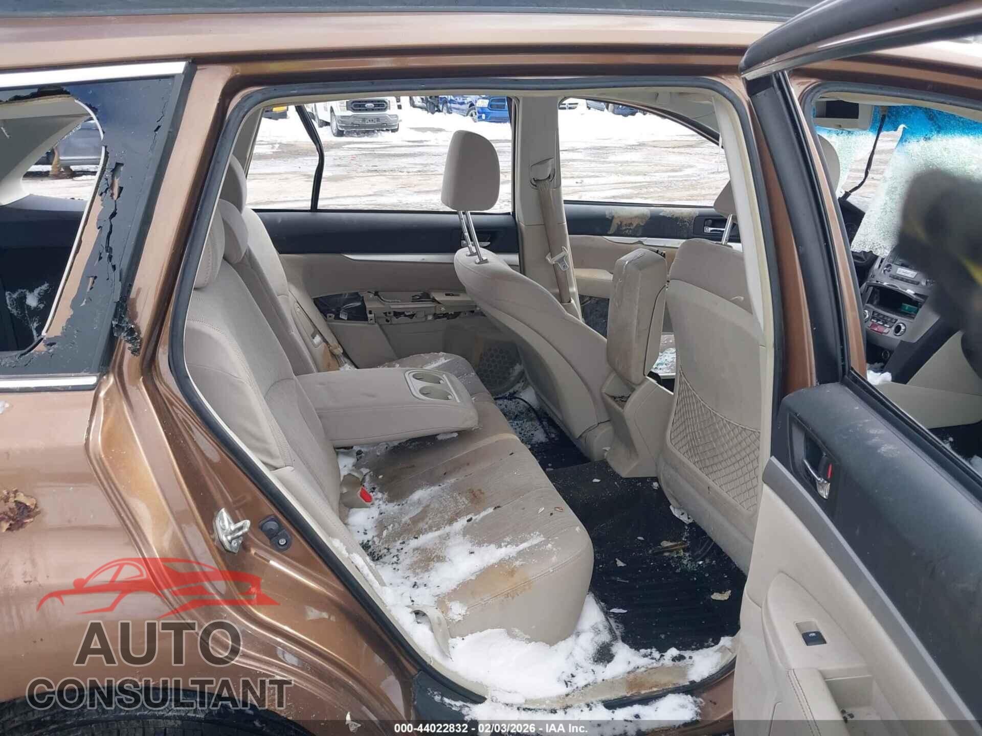 SUBARU OUTBACK 2013 - 4S4BRBGC5D3315189