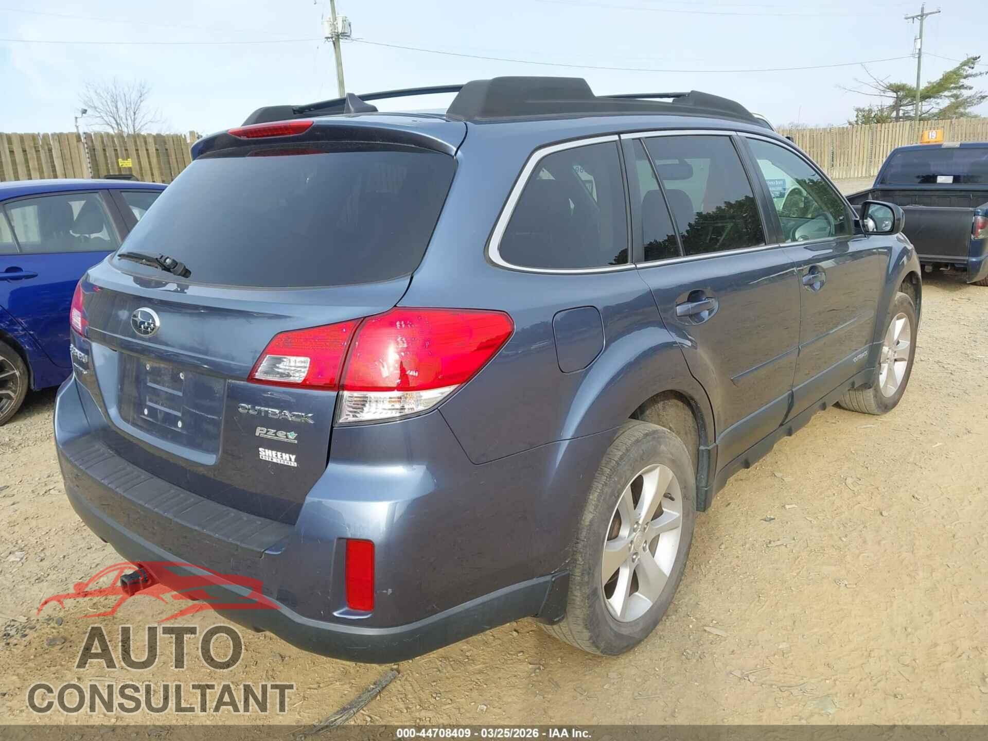 SUBARU OUTBACK 2013 - 4S4BRBLC2D3276065