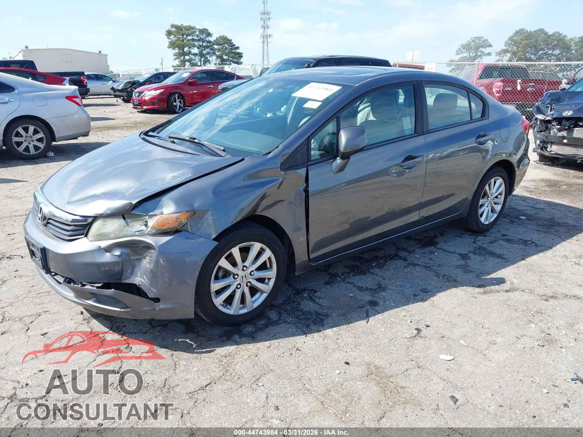 HONDA CIVIC 2012 - 19XFB2F94CE300058
