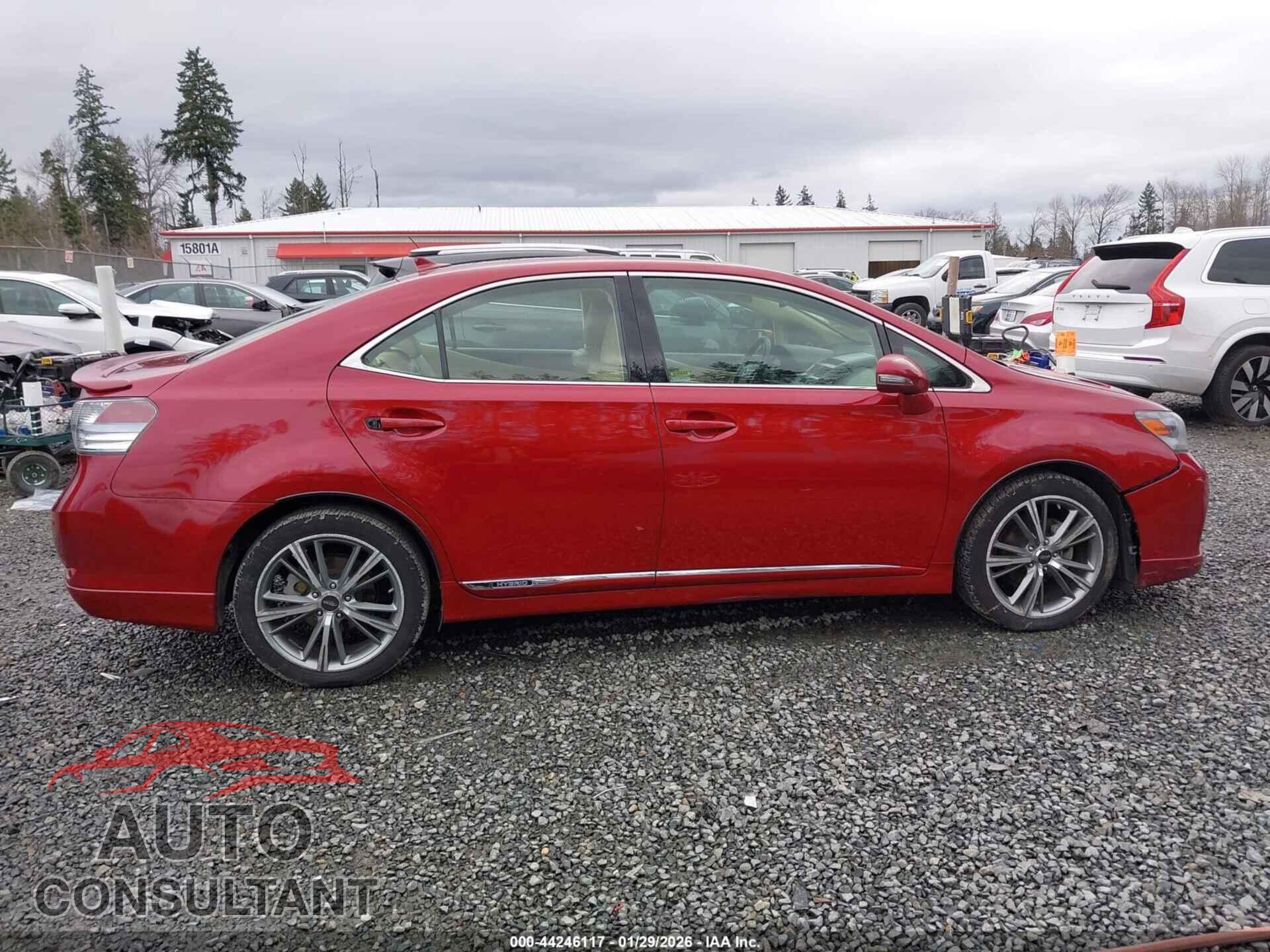 LEXUS HS 2010 - JTHBB1BA5A2002913