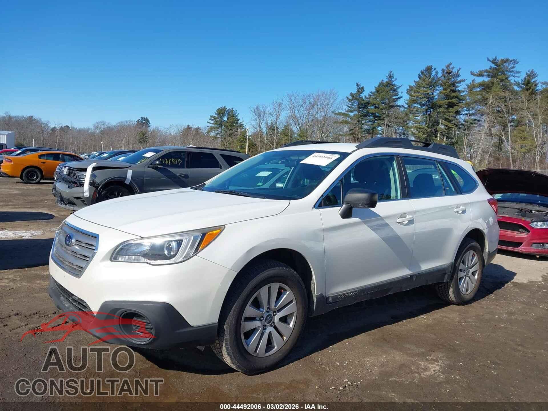SUBARU OUTBACK 2017 - 4S4BSAAC8H3372001