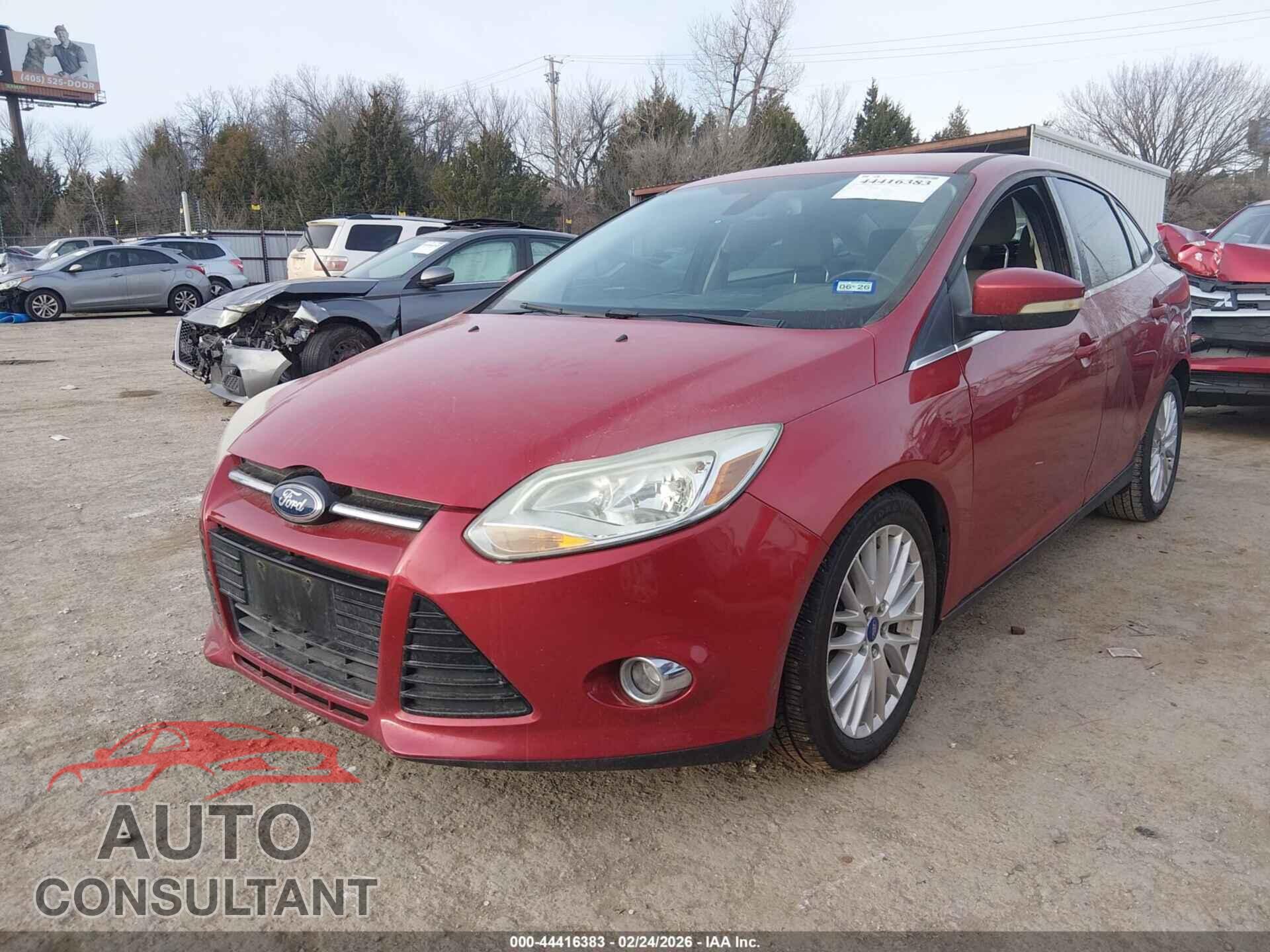 FORD FOCUS 2012 - 1FAHP3H20CL267296