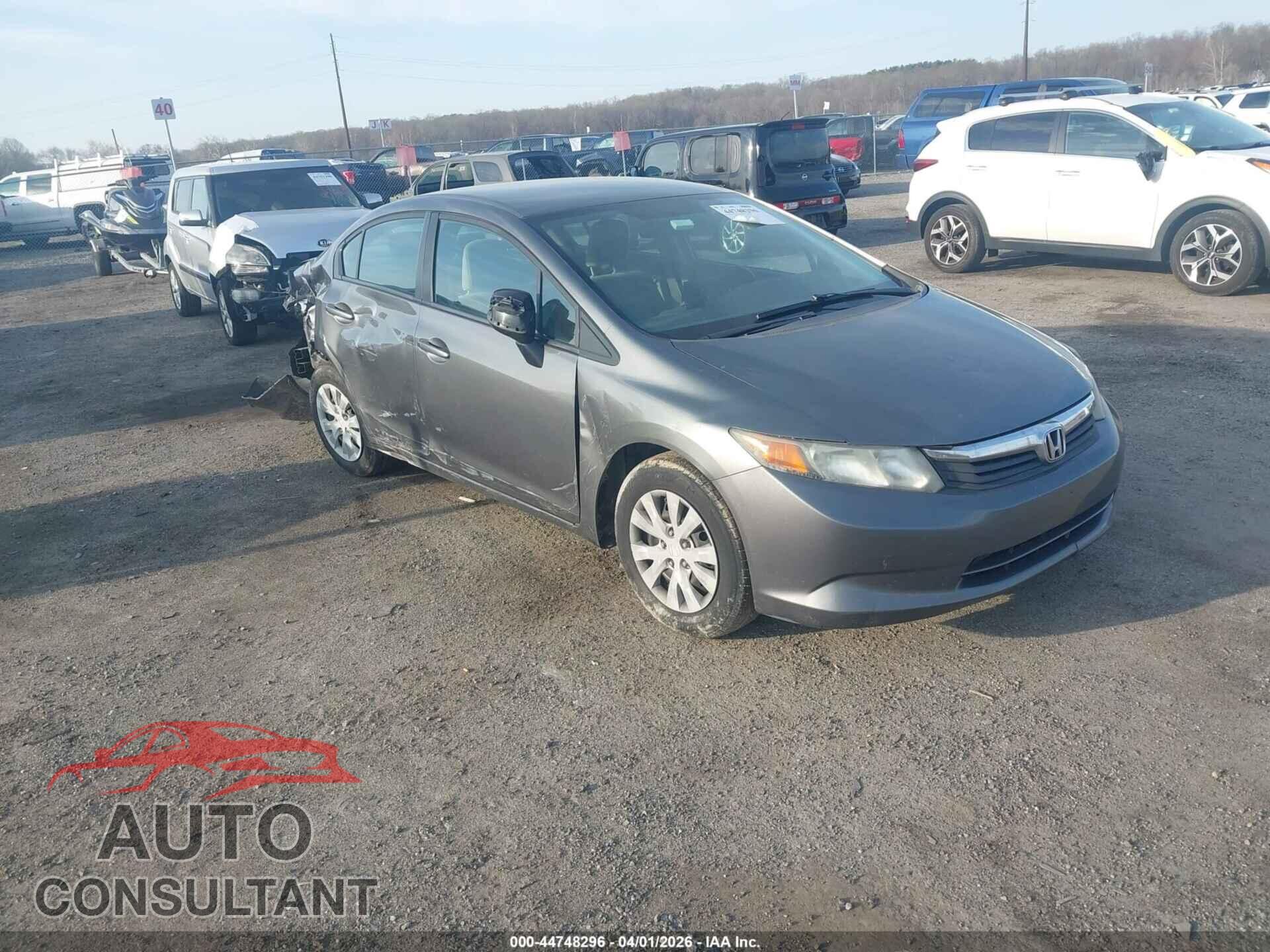 HONDA CIVIC 2012 - 19XFB2F57CE310869