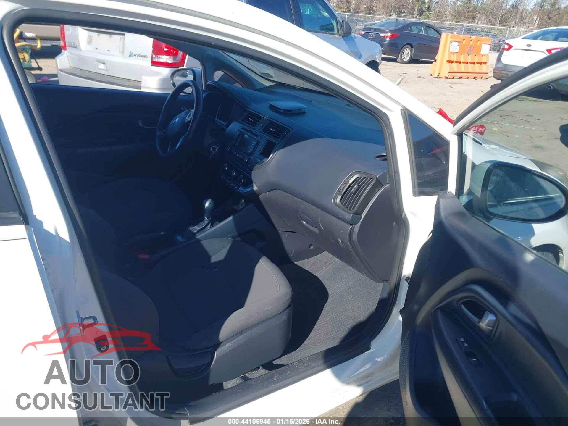 KIA RIO 2012 - KNADN4A34C6051261