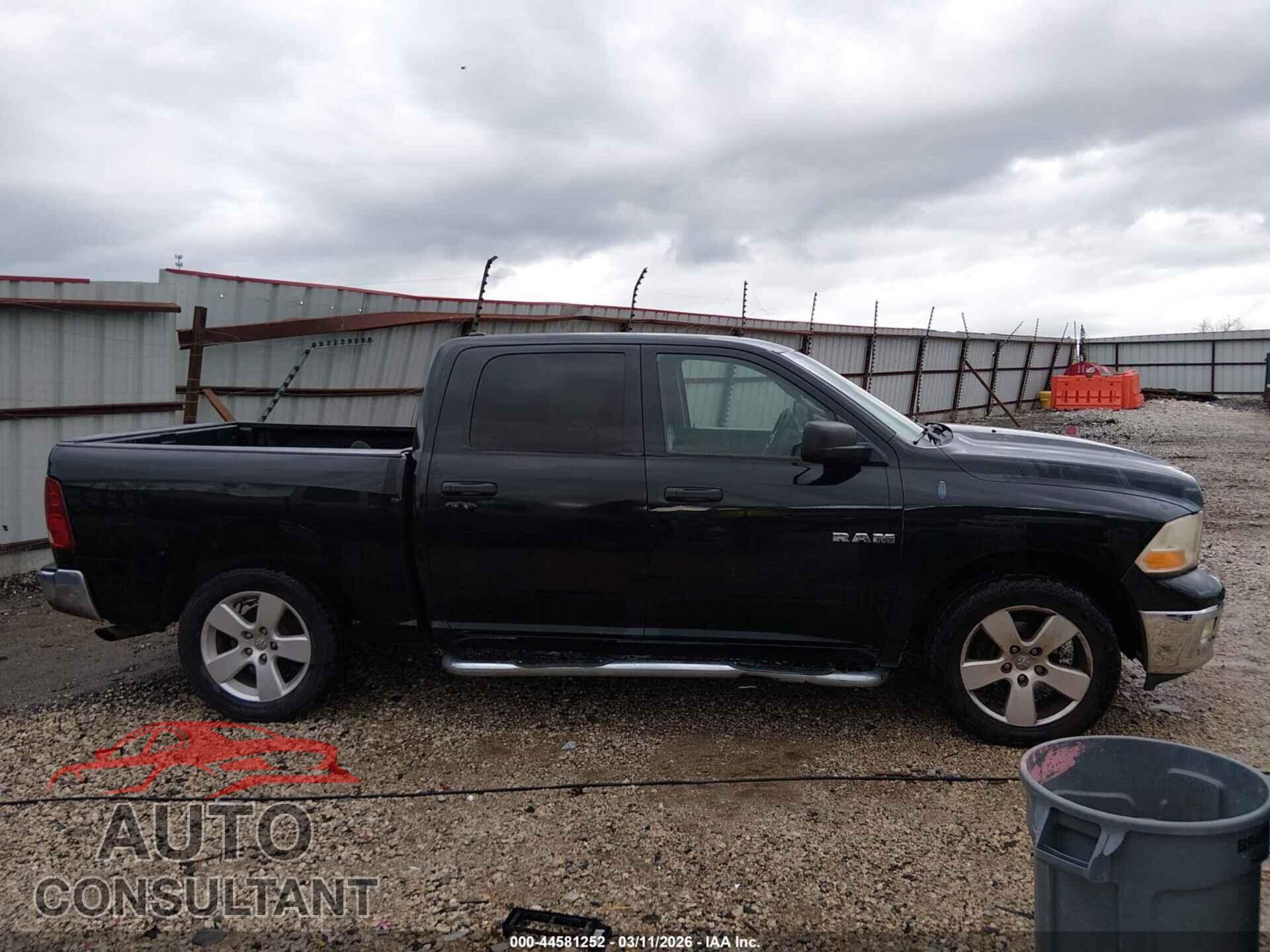 DODGE RAM 1500 2009 - 1D3HB13P09S741026