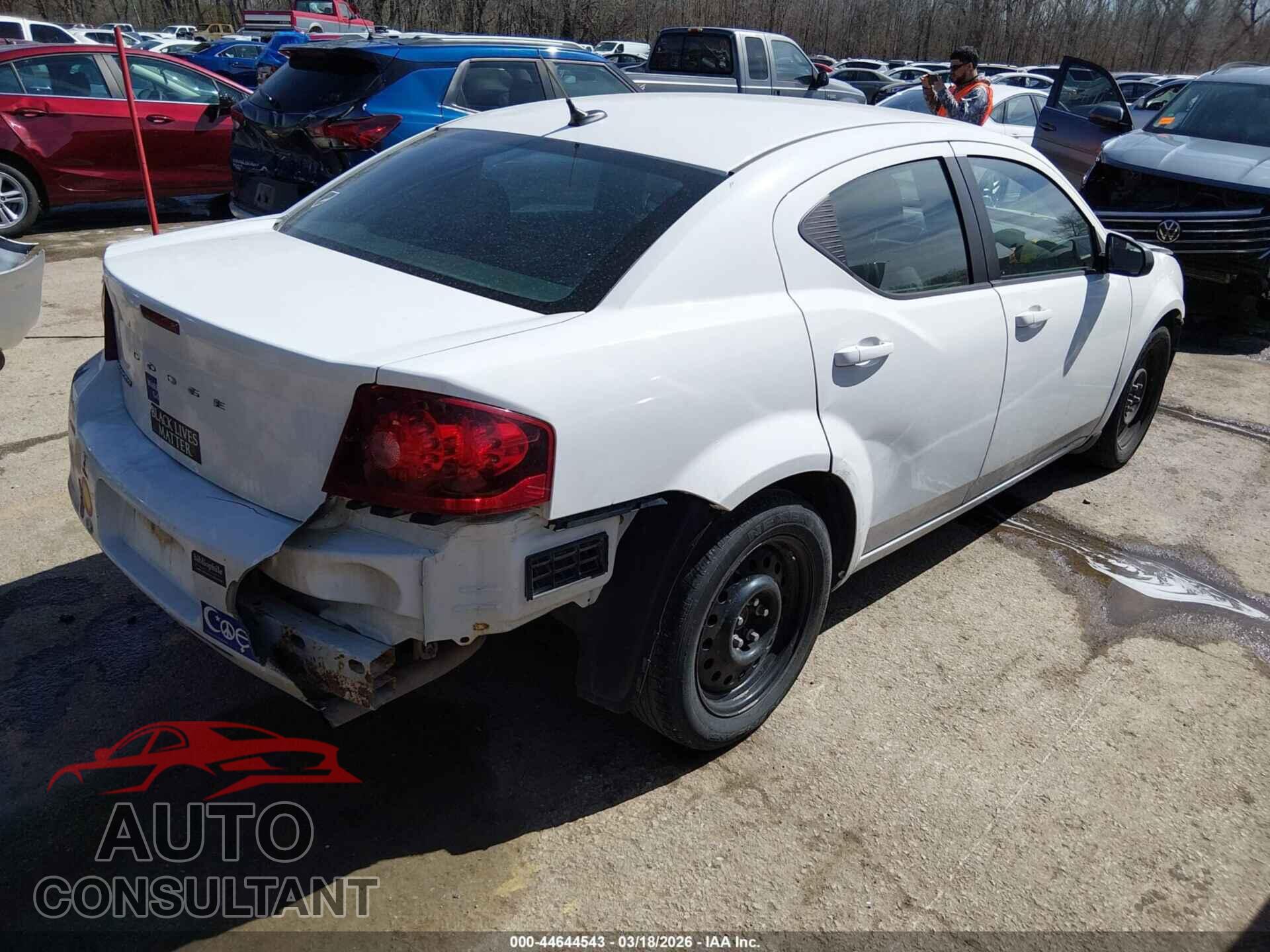 DODGE AVENGER 2011 - 1B3BD4FB0BN548651