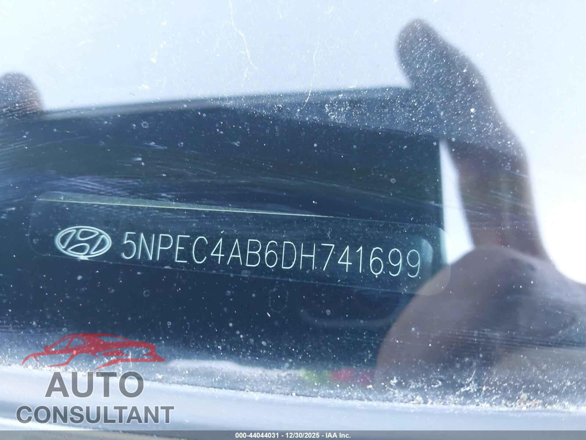 HYUNDAI SONATA 2013 - 5NPEC4AB6DH741699