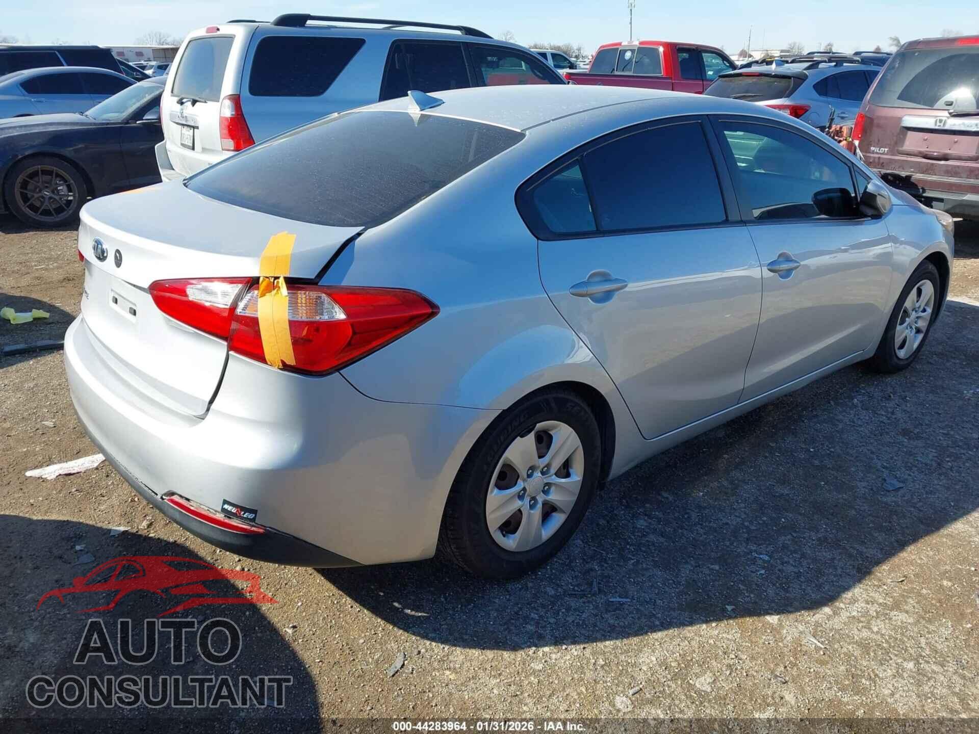 KIA FORTE 2016 - KNAFK4A60G5520207