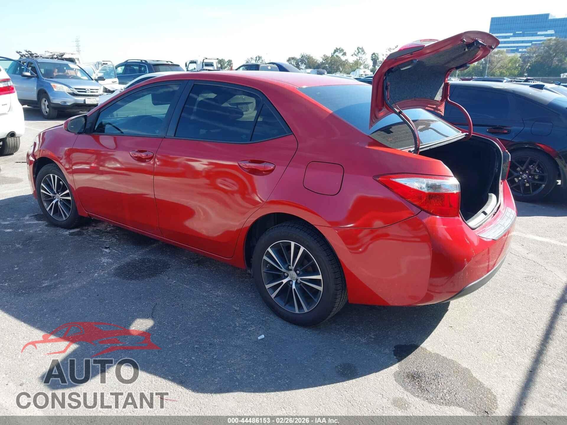 TOYOTA COROLLA 2016 - 5YFBURHE8GP535501