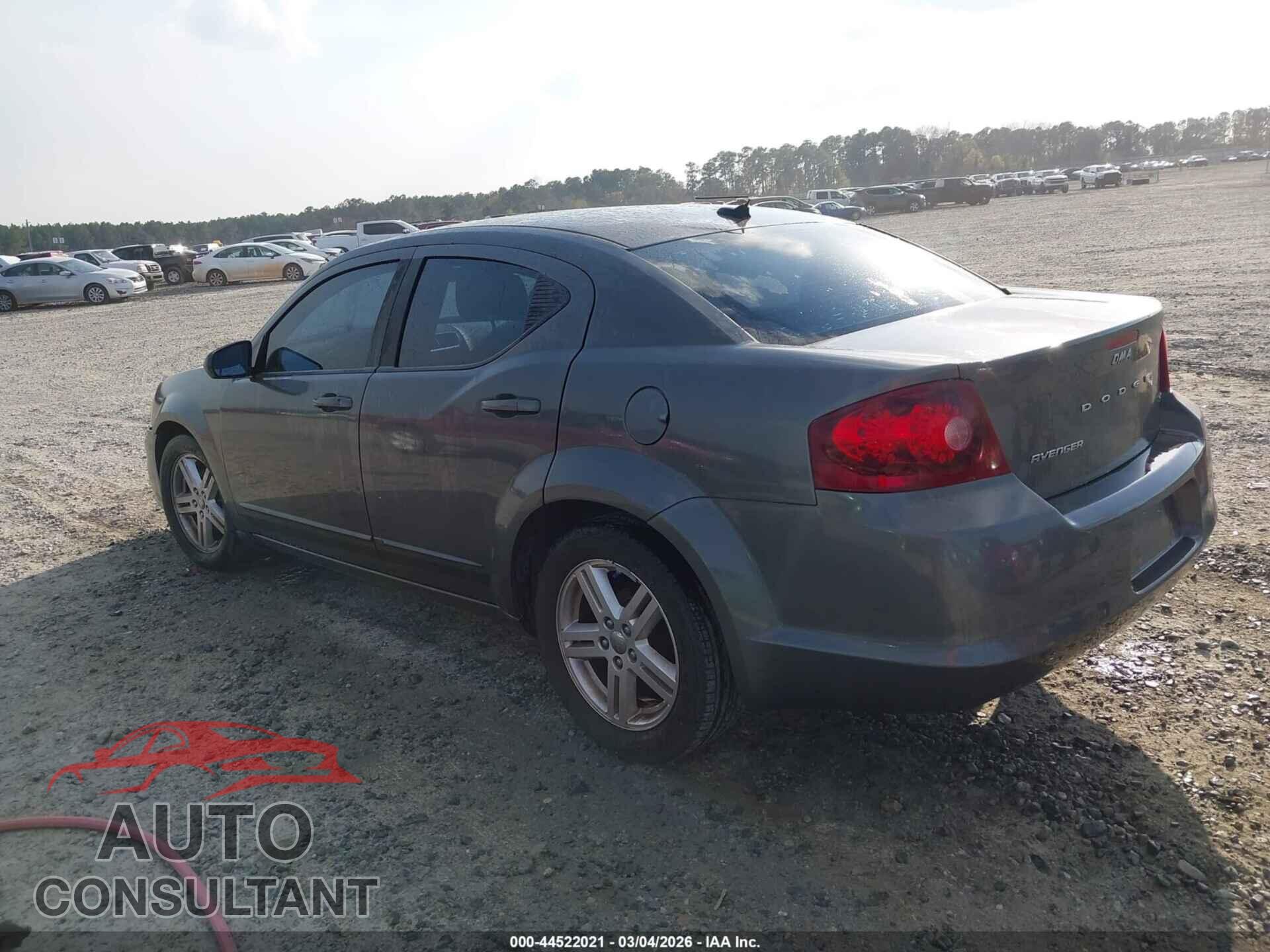 DODGE AVENGER 2013 - 1C3CDZCBXDN562181