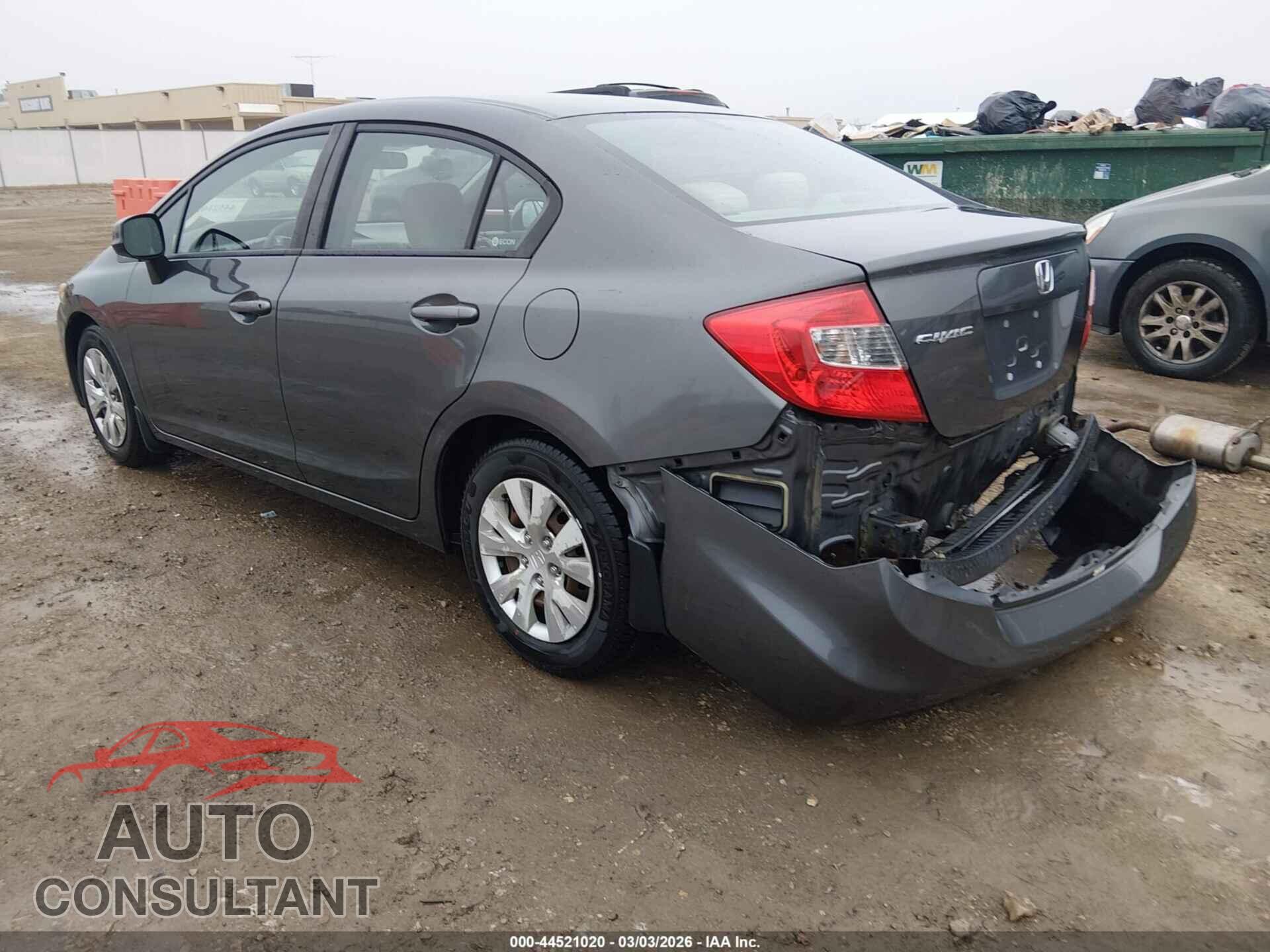 HONDA CIVIC 2012 - 2HGFB2F56CH600476