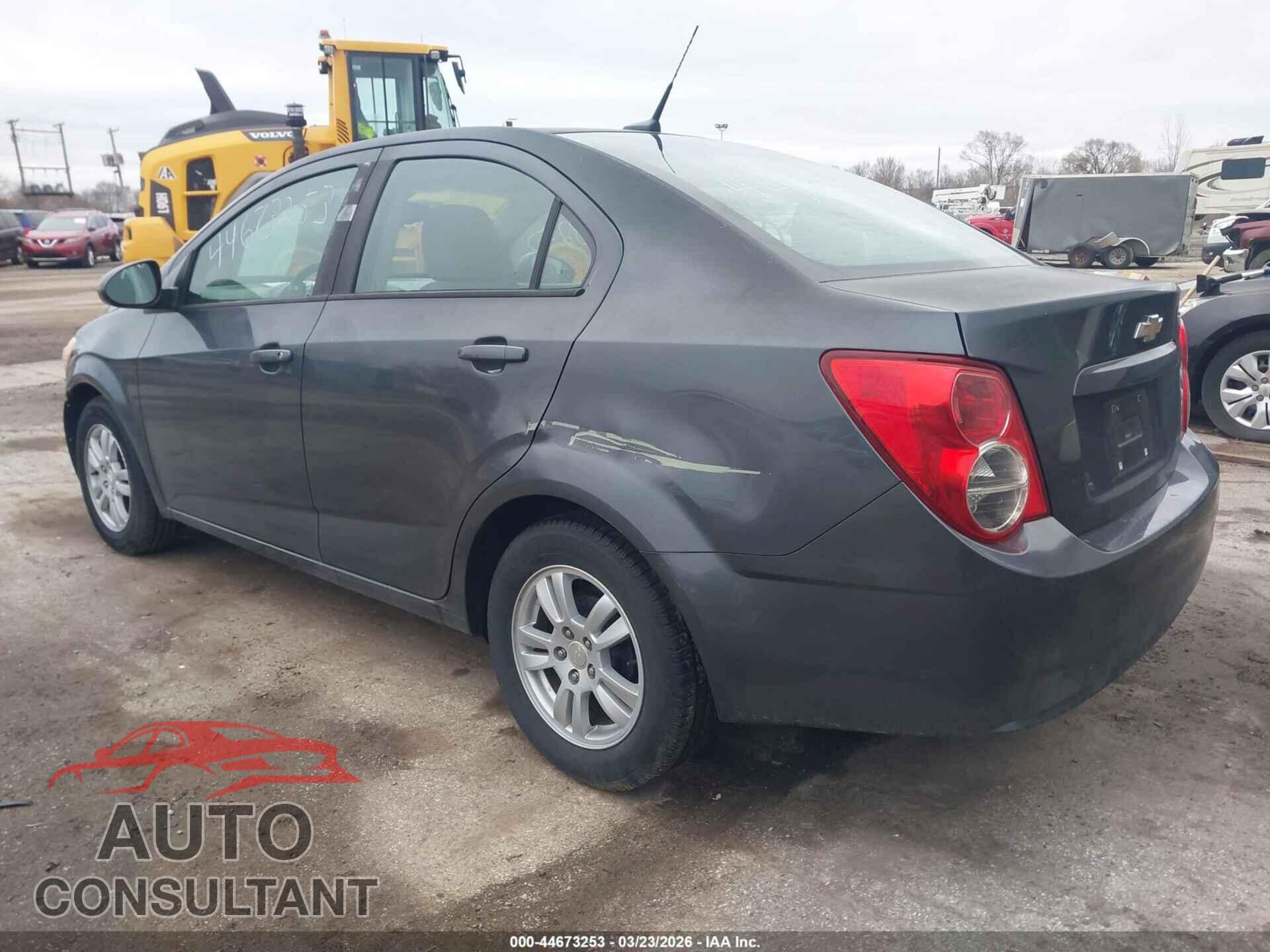 CHEVROLET SONIC 2012 - 1G1JA5SHXC4206904