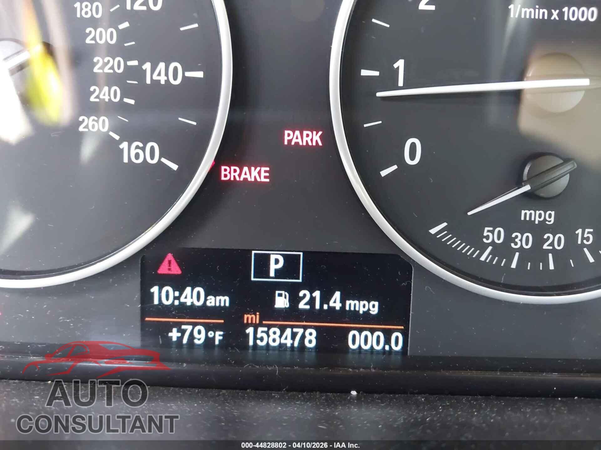 BMW X3 2014 - 5UXWX9C55E0D41128