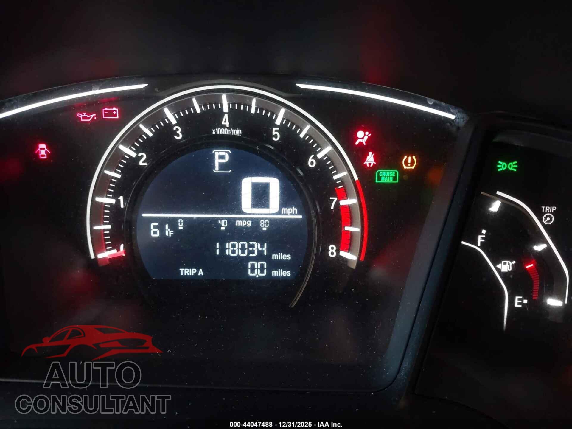 HONDA CIVIC 2017 - 19XFC2F53HE060955