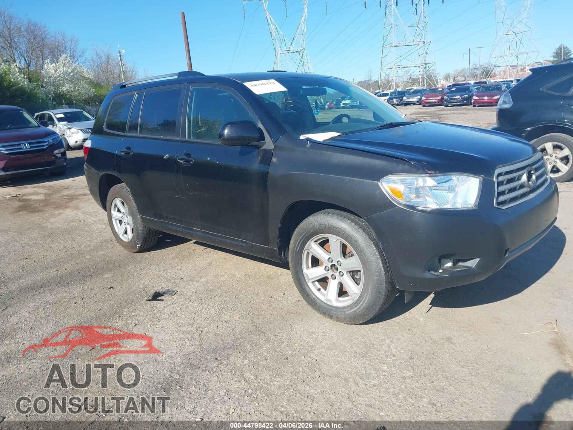 TOYOTA HIGHLANDER 2010 - 5TDBK3EH2AS005525