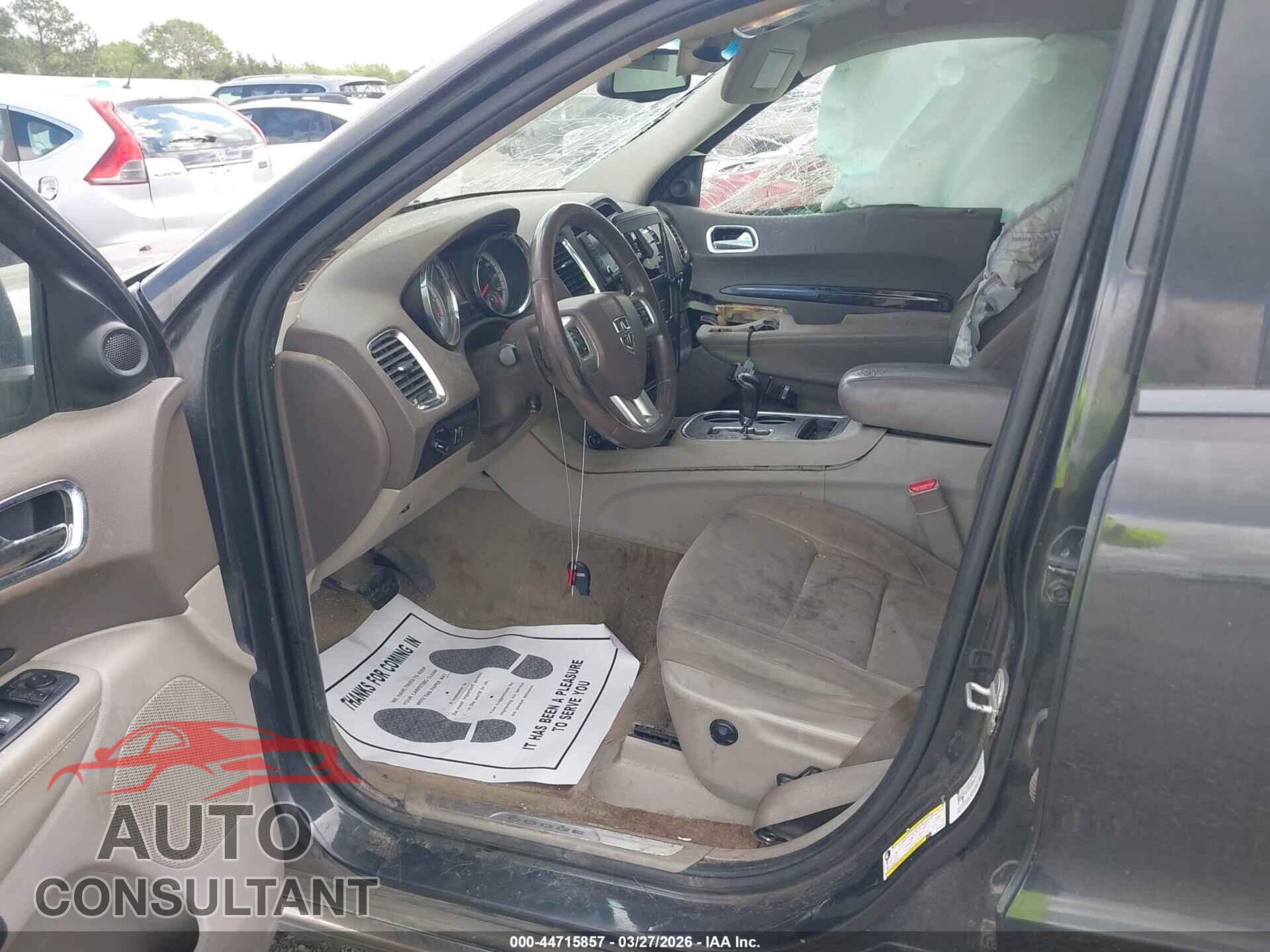 DODGE DURANGO 2011 - 1D4RD4GG7BC732202